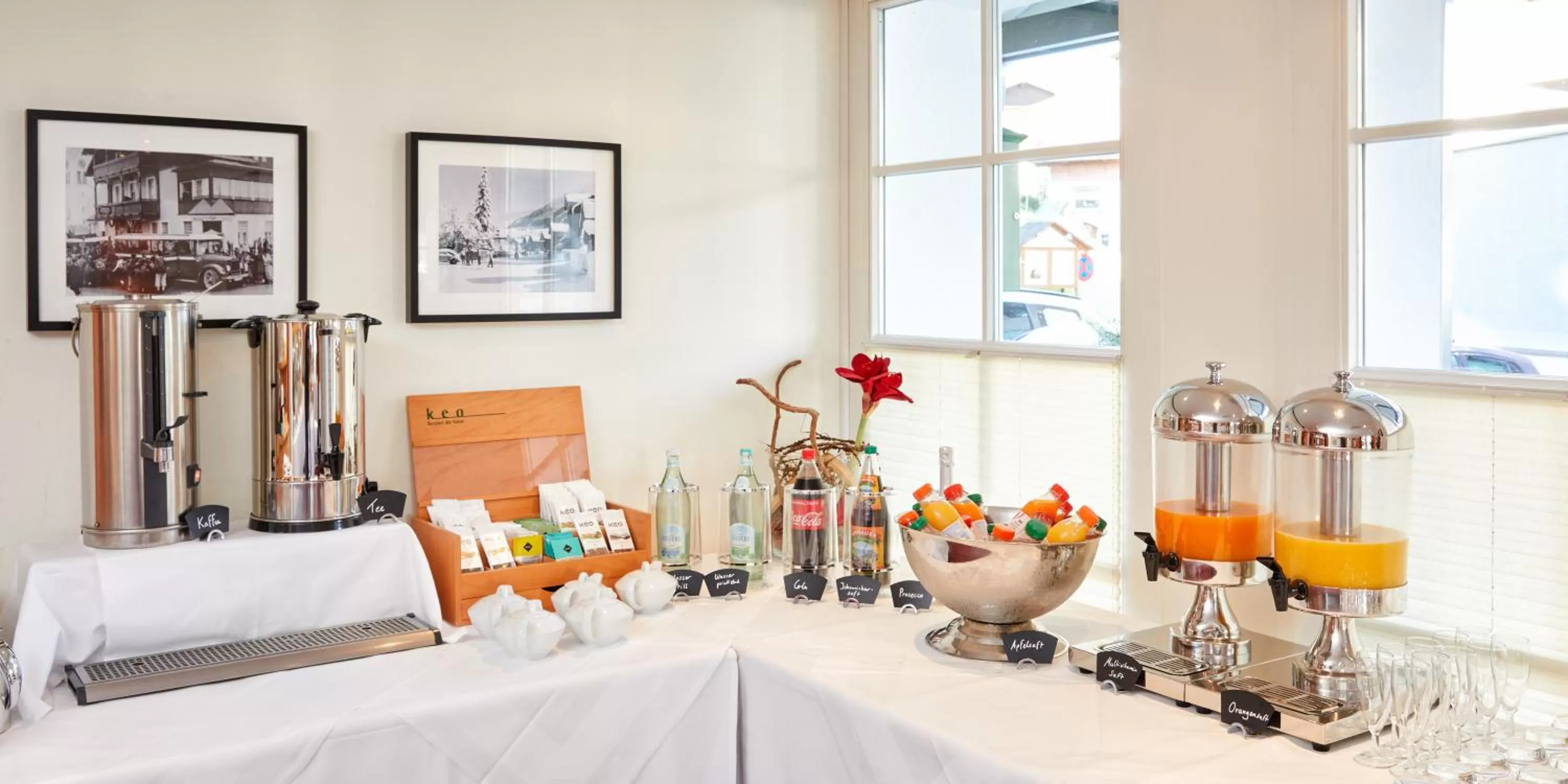 Buffet breakfast in Hotel Riezler Hof