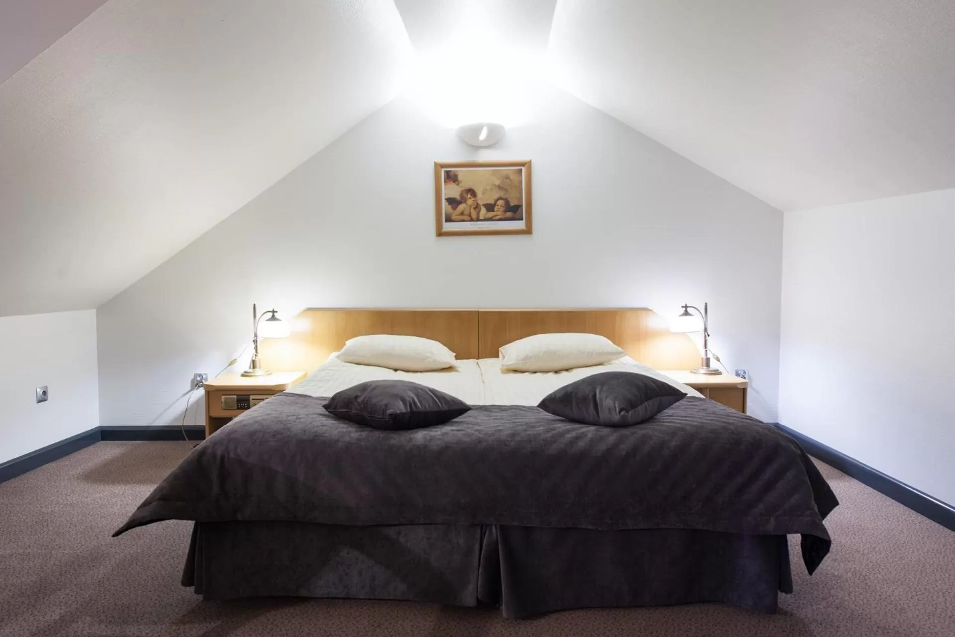 Bed in Hotel Restauracja Piwnica Rycerska