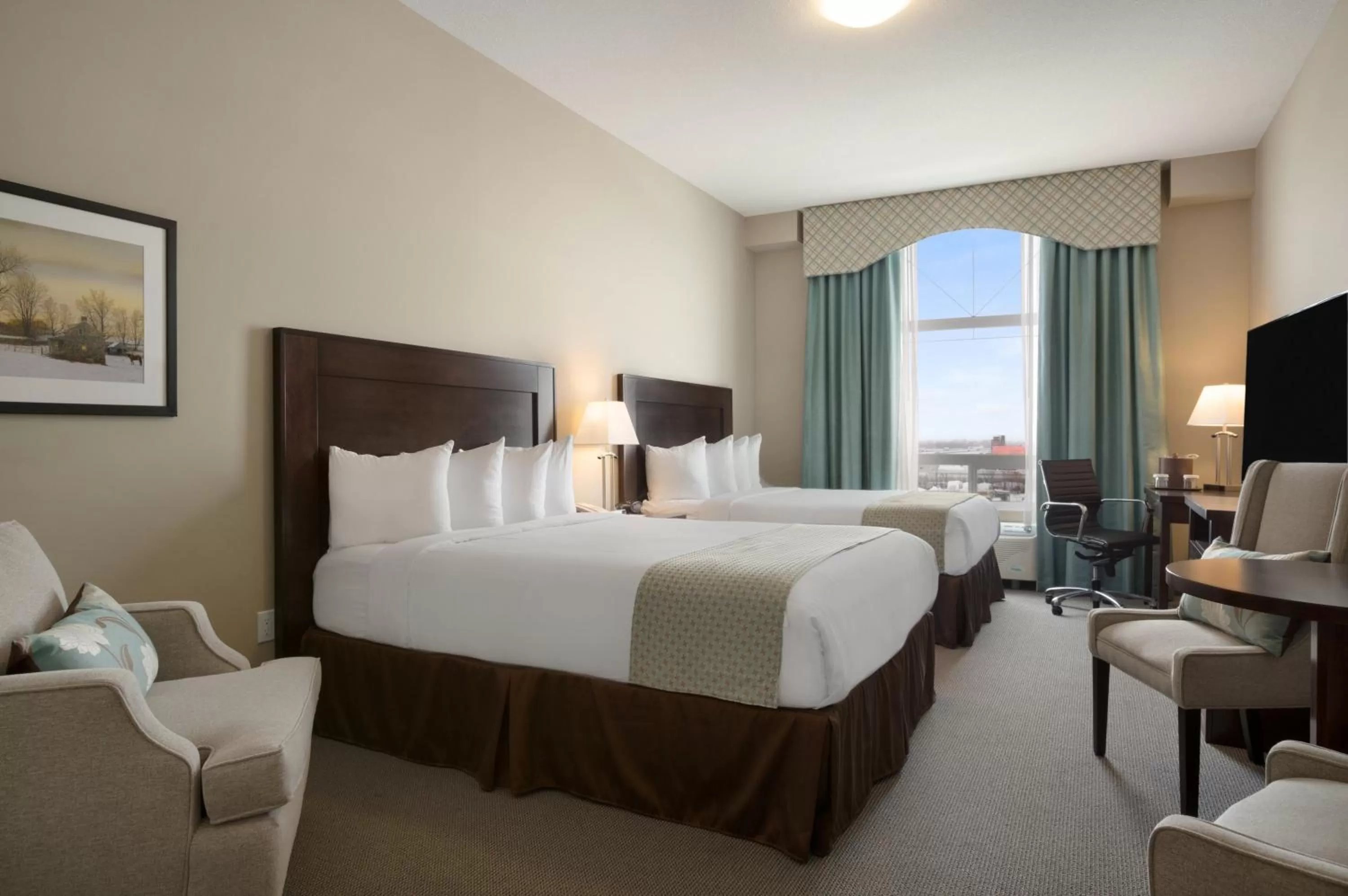 Bed in Ramada by Wyndham Emerald Park/Regina East