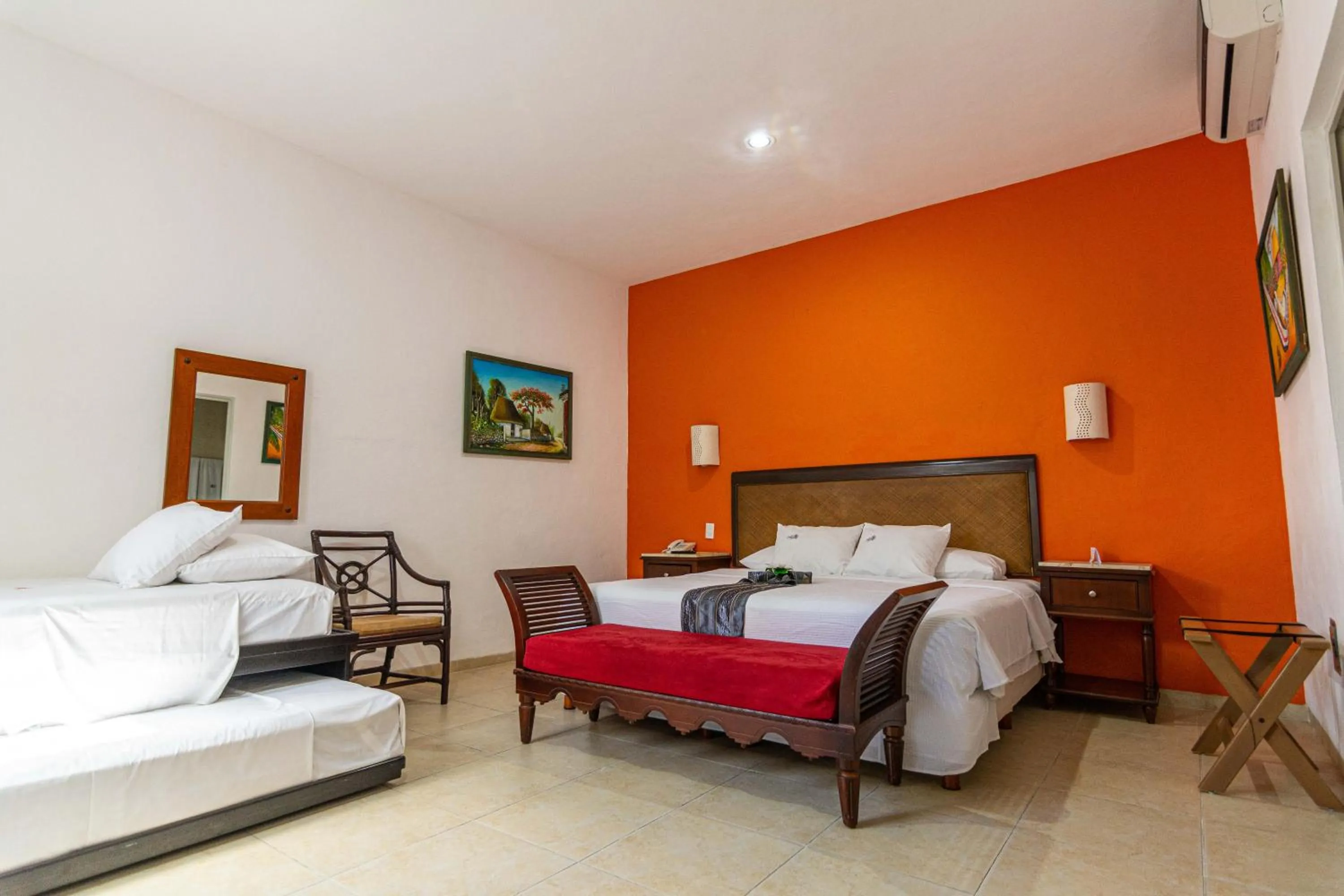 Bed in Hotel María Jose