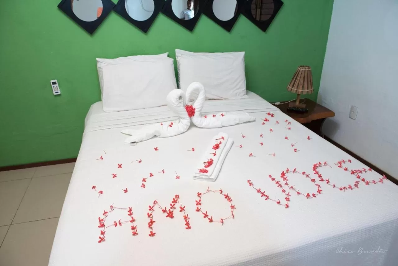 Bed in Pousada e Restaurante Encanto das Águas