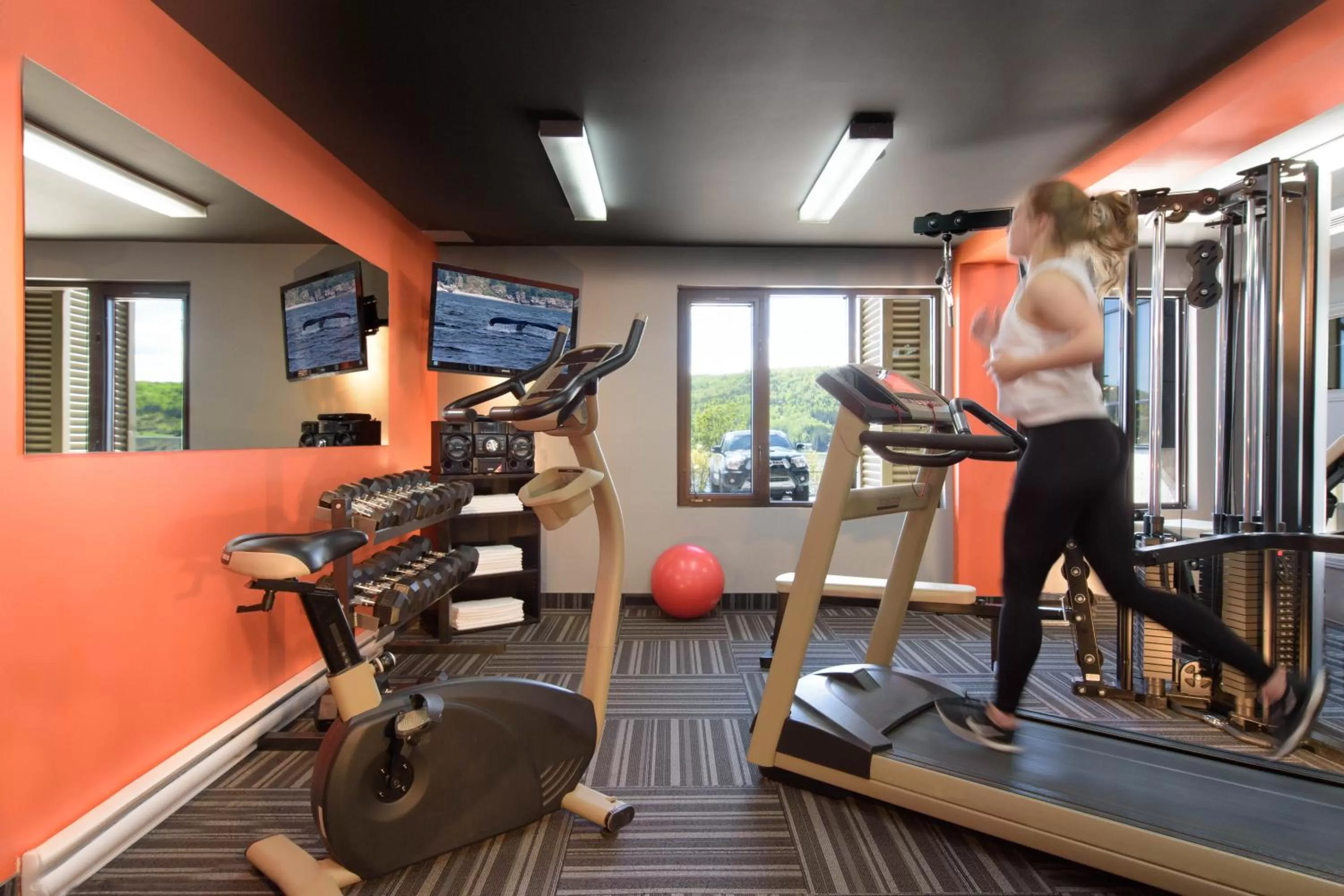 Fitness centre/facilities in Hôtel Baker