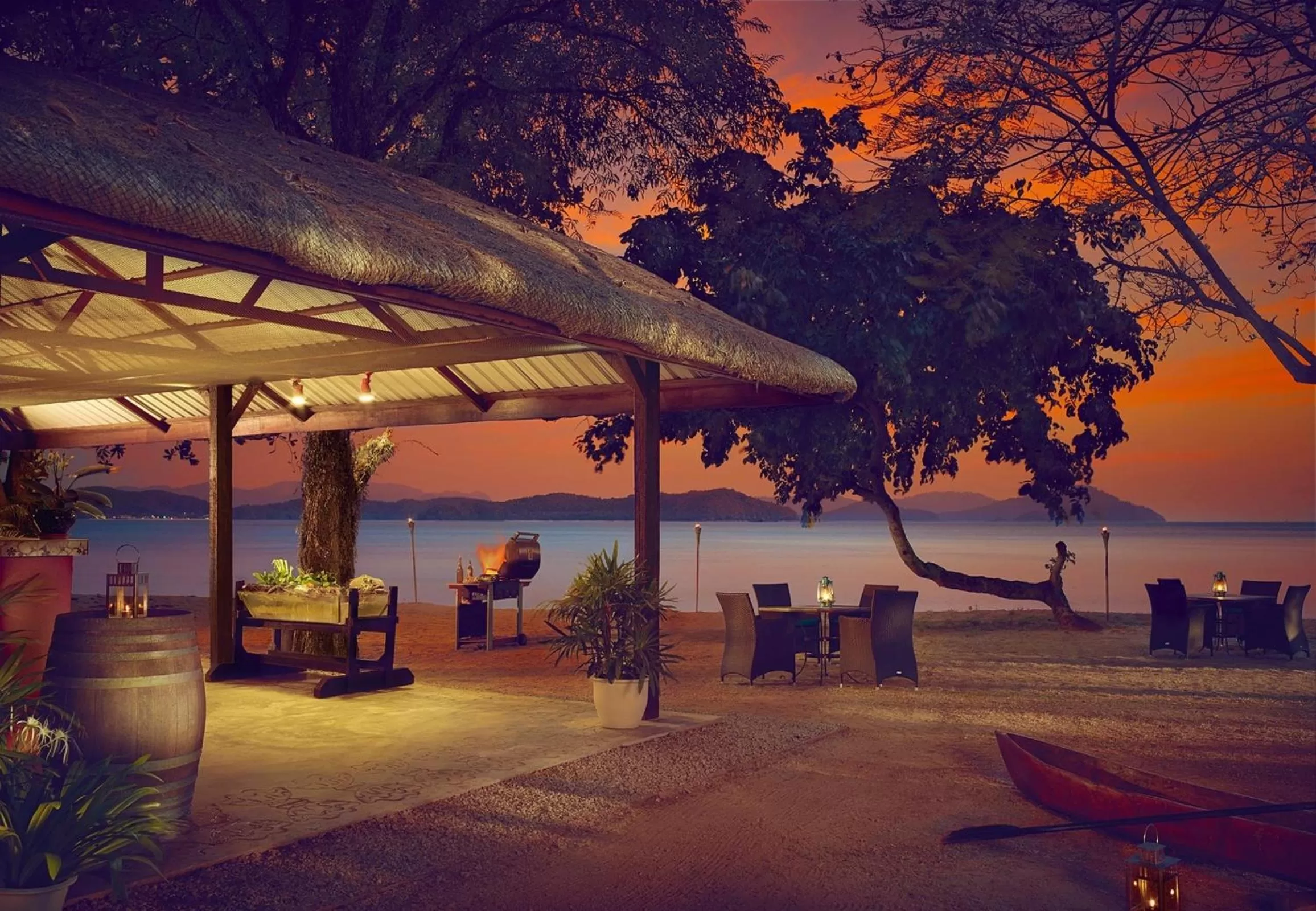 Patio in Rebak Island Resort & Marina, Langkawi 大自然 野生动物与美食爱好者的天堂
