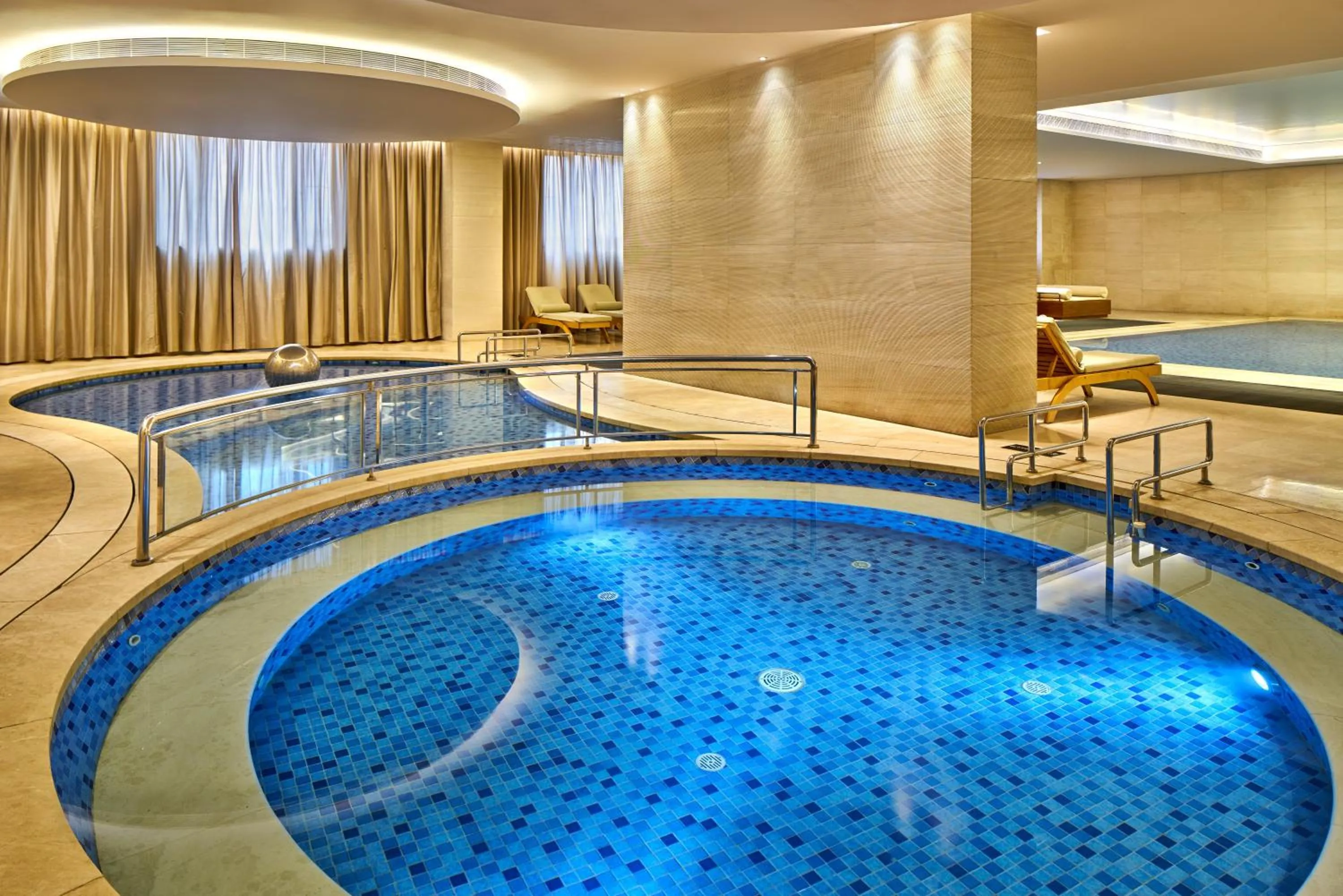 Swimming pool in Crowne Plaza Tianjin Jinnan by IHG