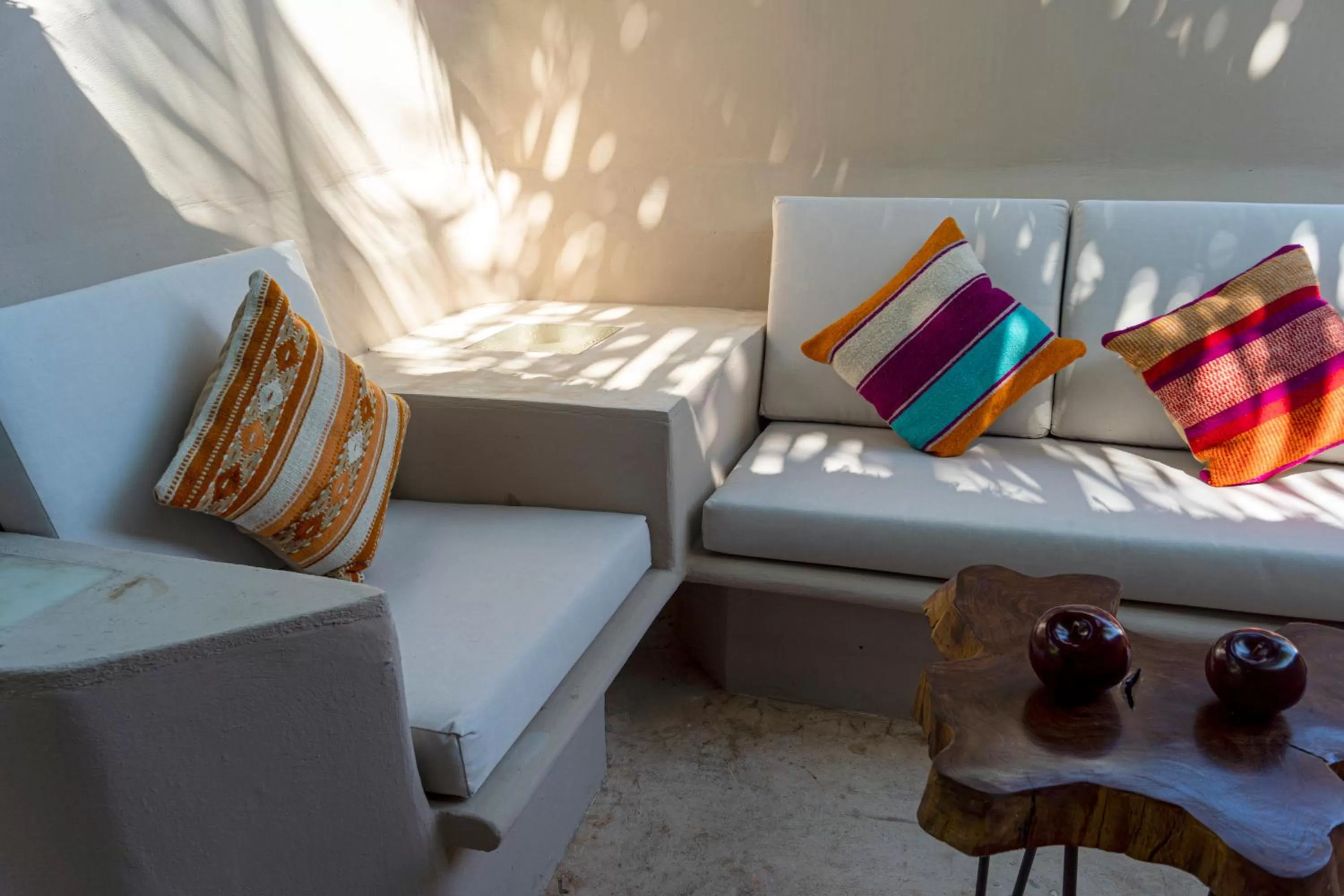 Bed in Hotel Circulo Bacalar