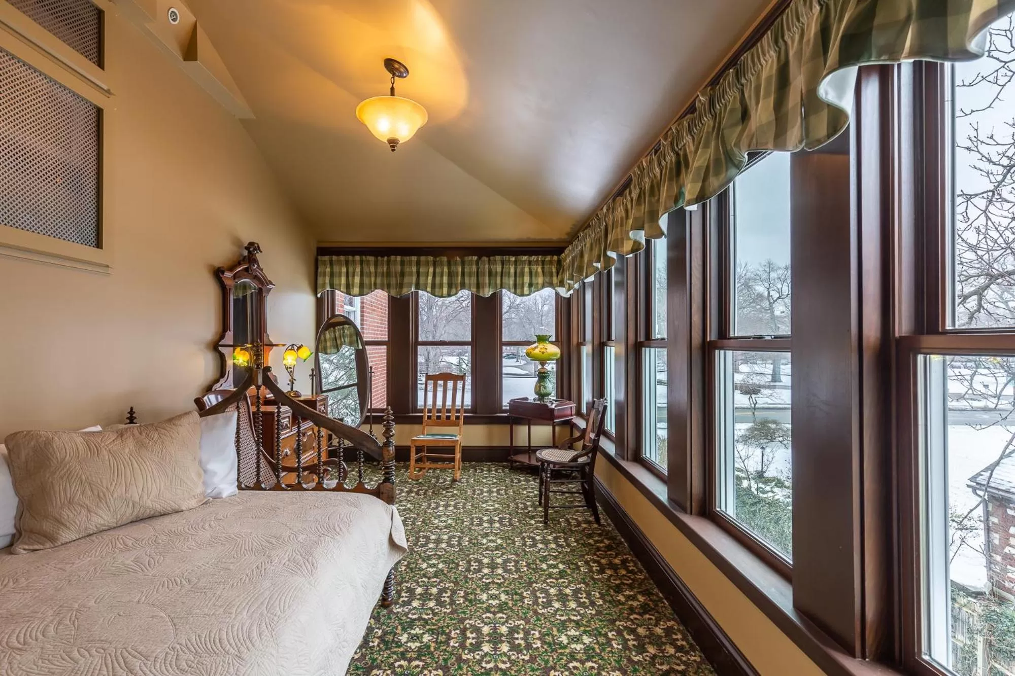 Seating area in Steele Mansion Inn & Gathering Hub