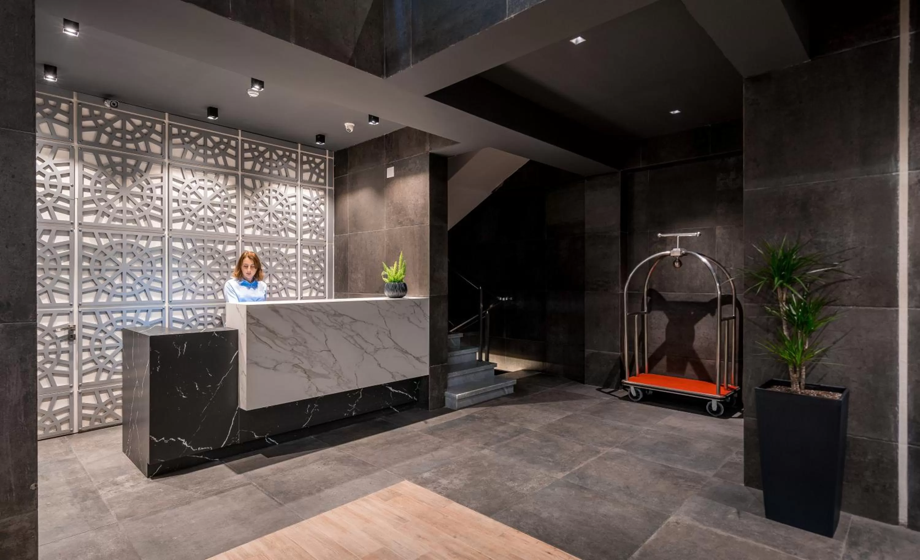 Lobby or reception in Bridge Hotel