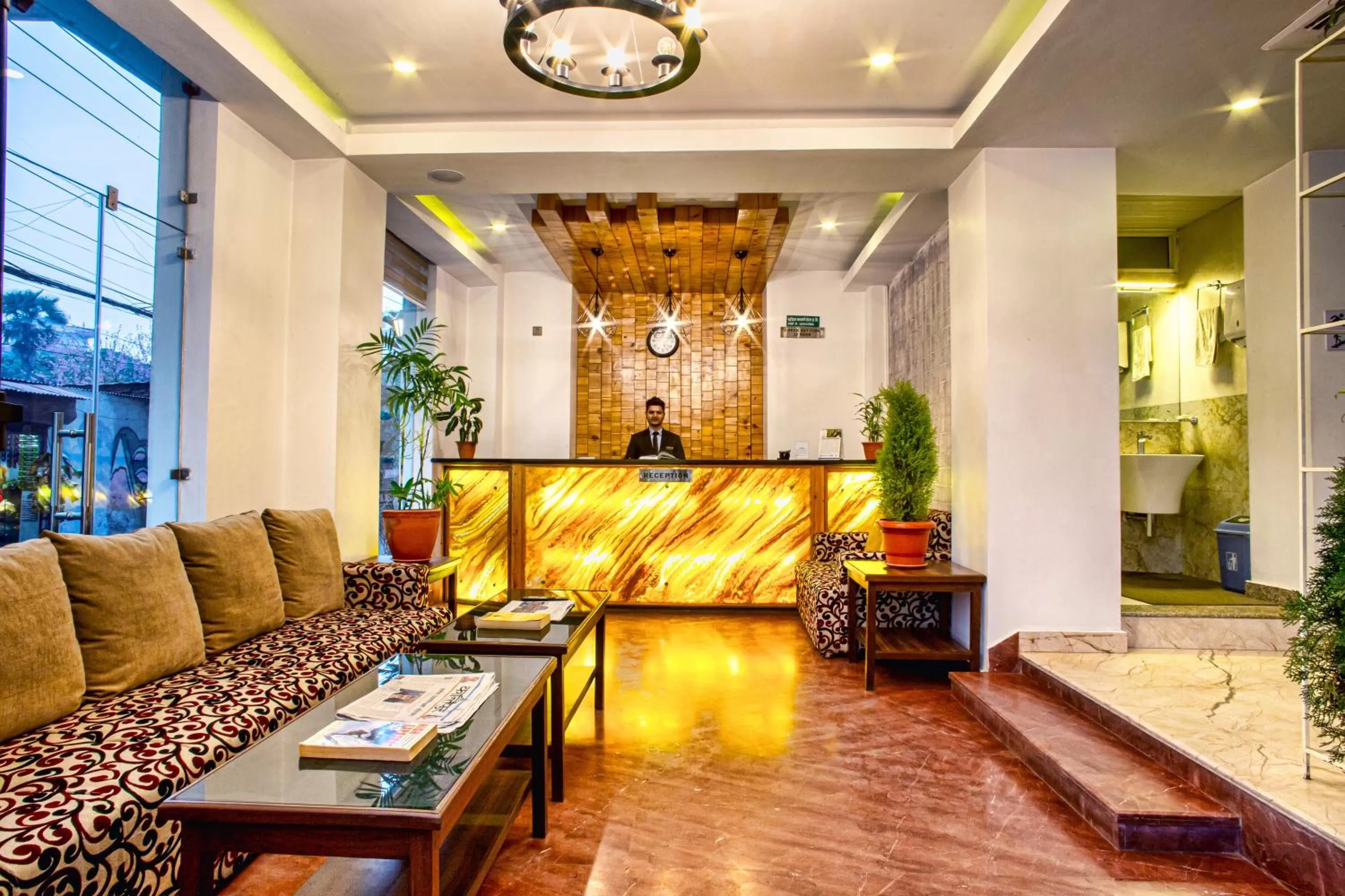 Living room in Beautiful Kathmandu Hotel