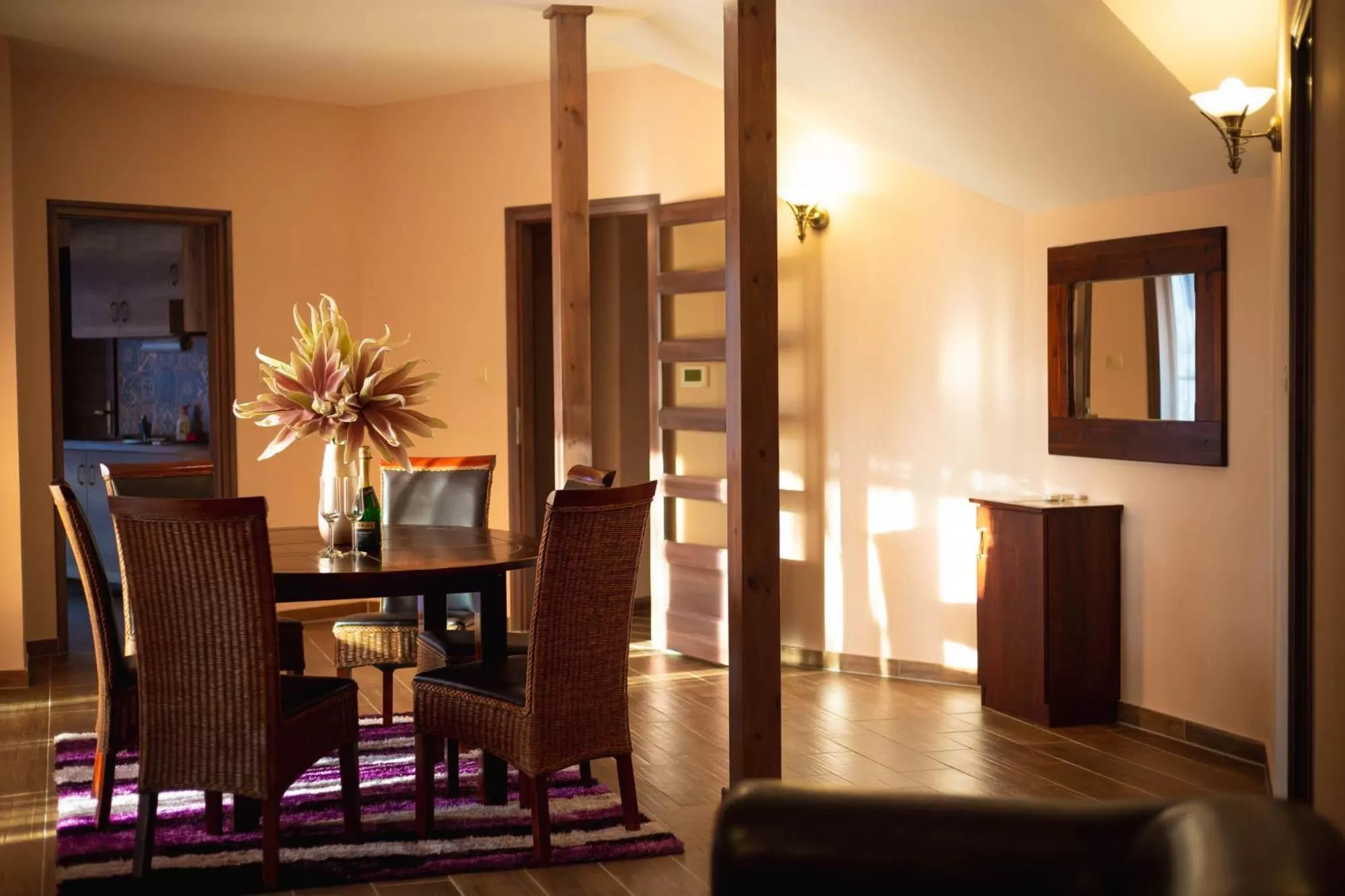 Dining Area in Maya Panzio