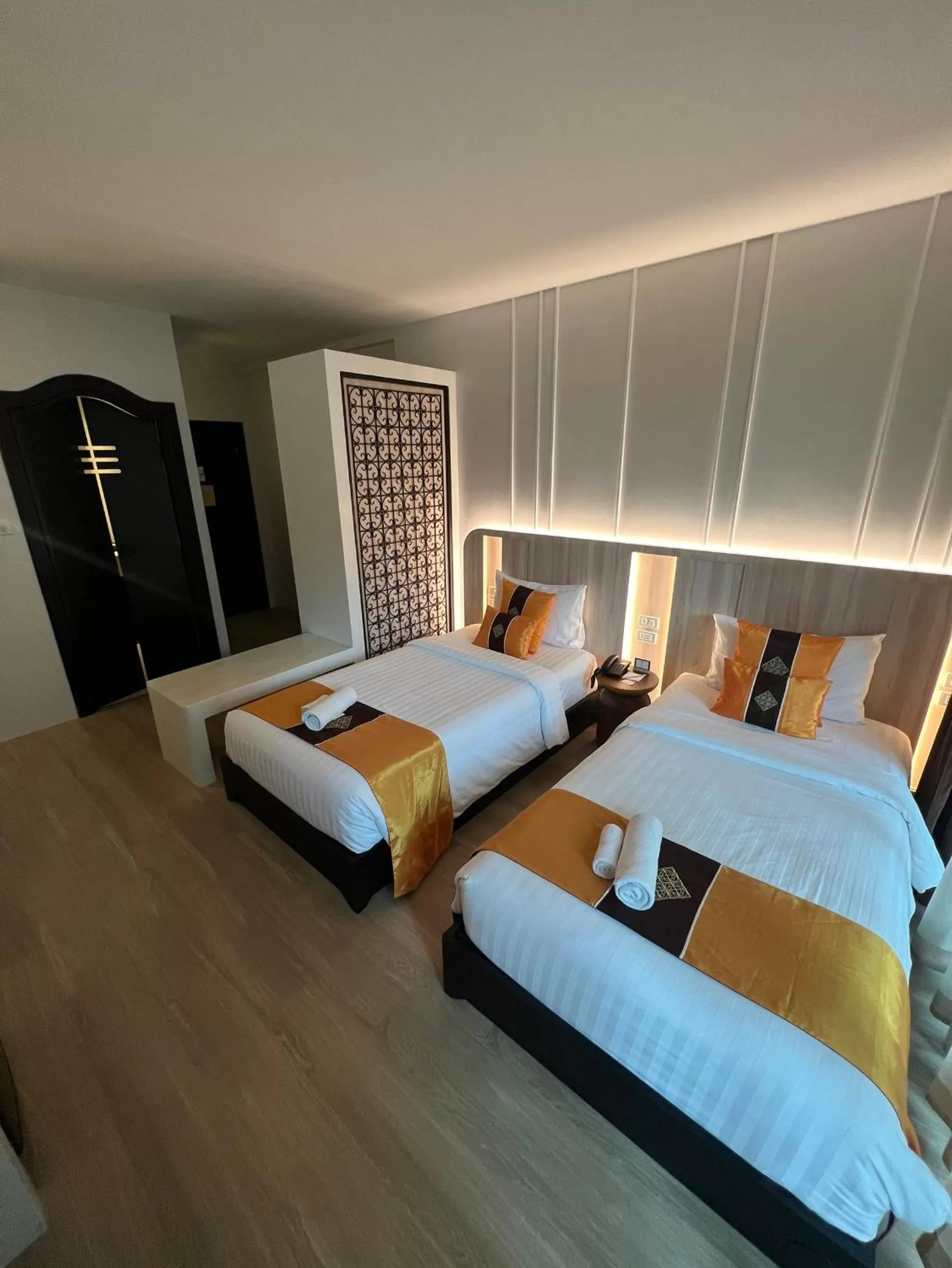 Bed in Numsai Khaosuay Resort