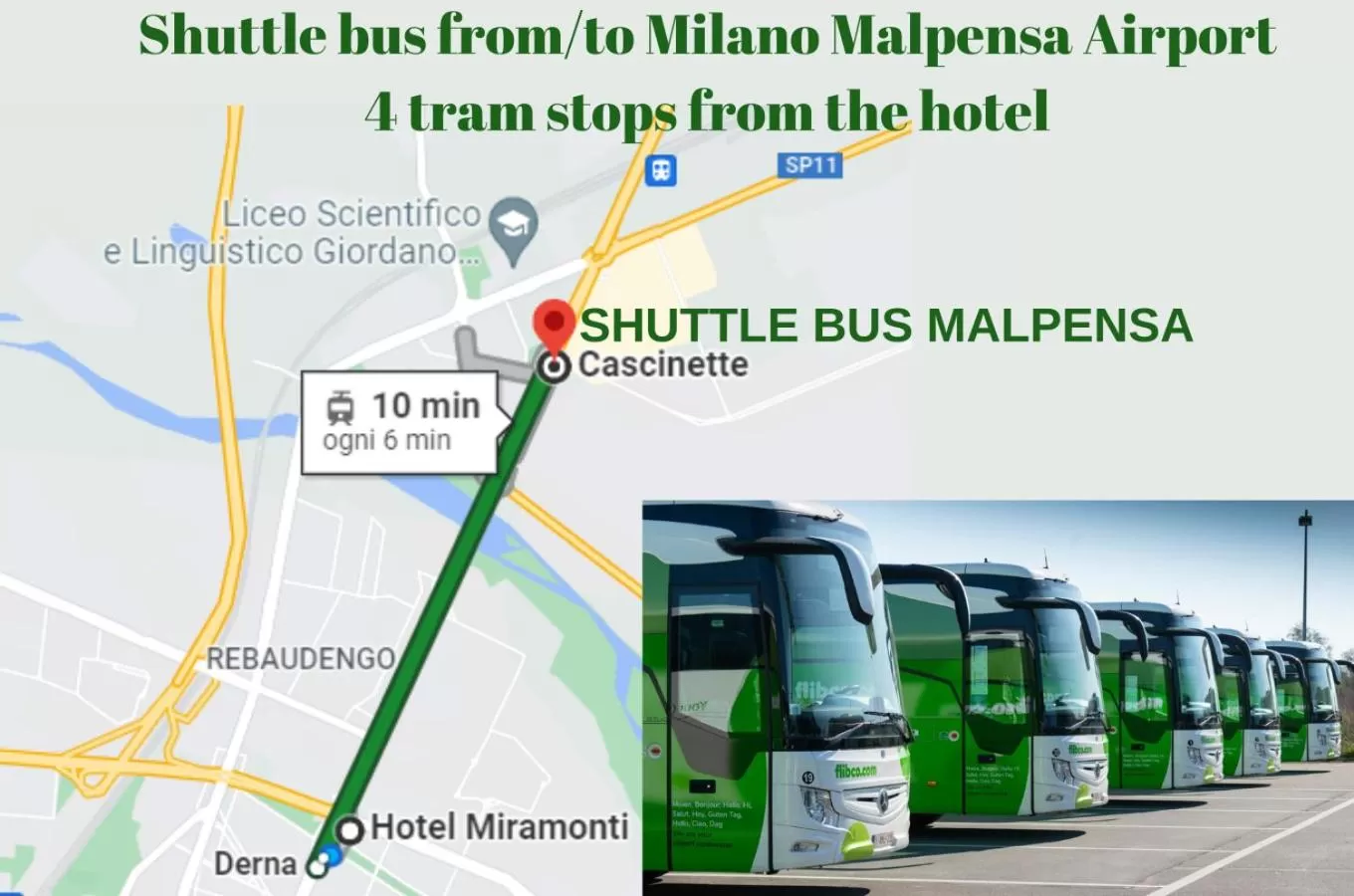 shuttle in Hotel Miramonti