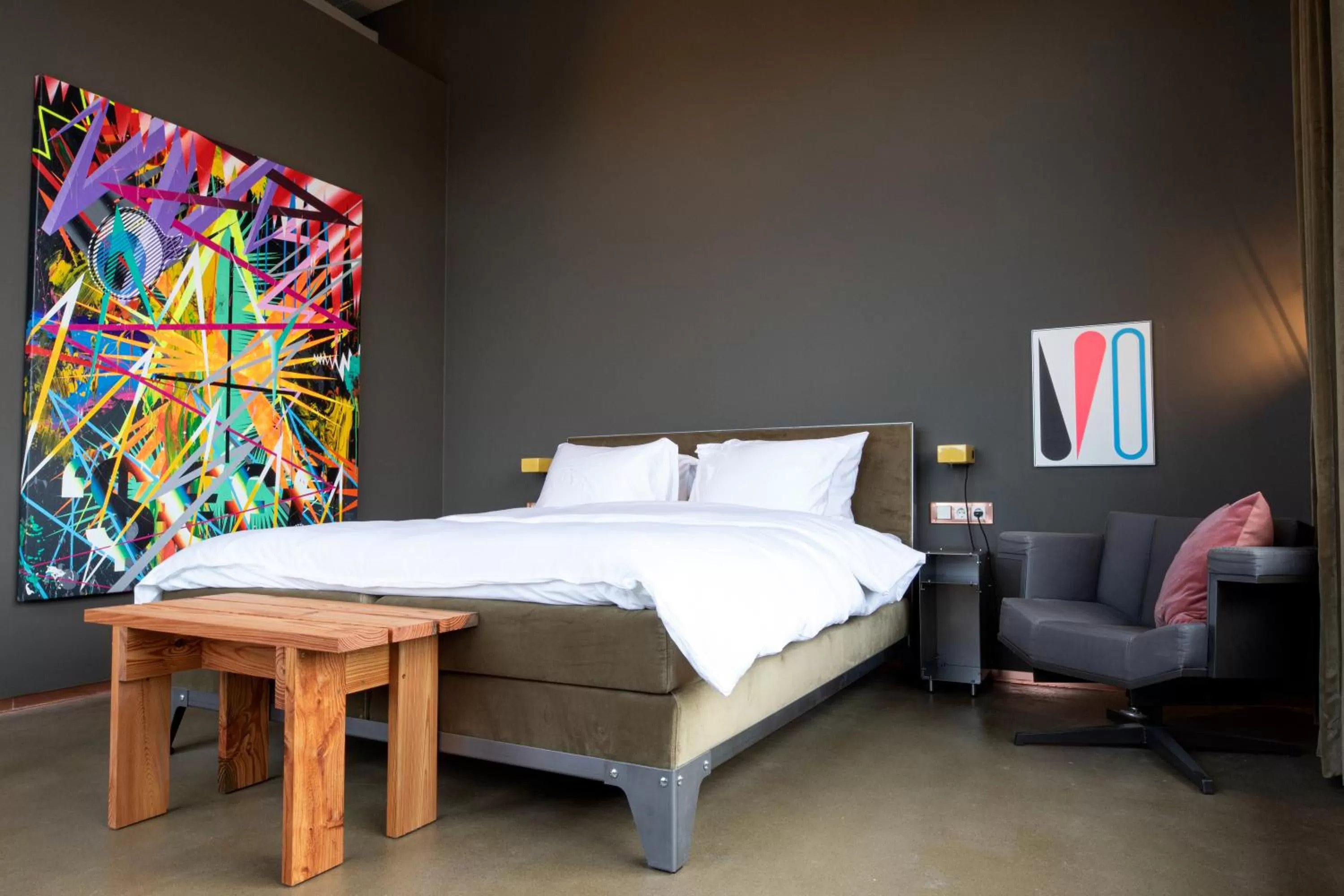 Bed in Hotel Piet Hein Eek