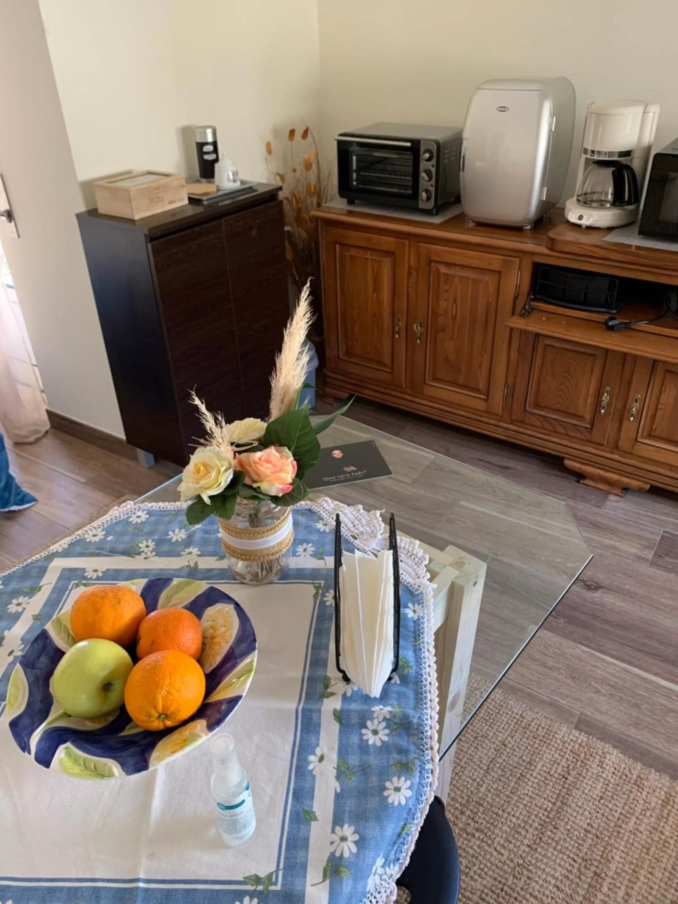 Coffee/tea facilities in Deluxe Studio com terraço e varanda privada - 'Casinha da Amoreira' Guesthouse