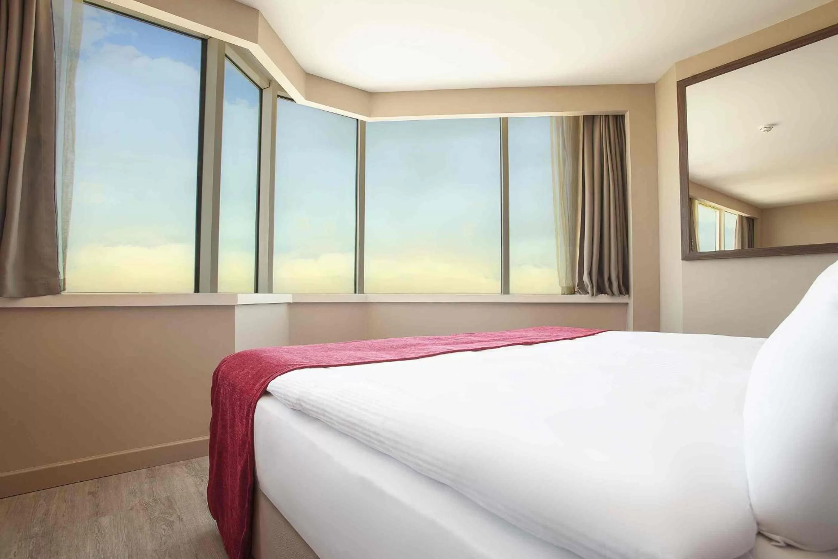 Bedroom, Bed in Ramada Encore by Wyndham Izmir
