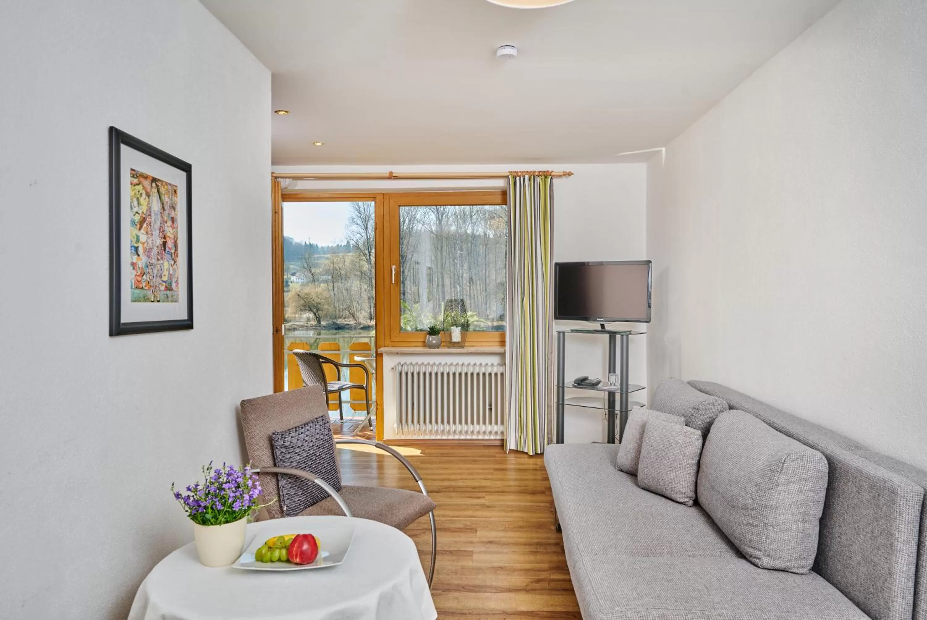 Seating Area in Hotel Restaurant Zum Goldenen Anker mit Hallenbad