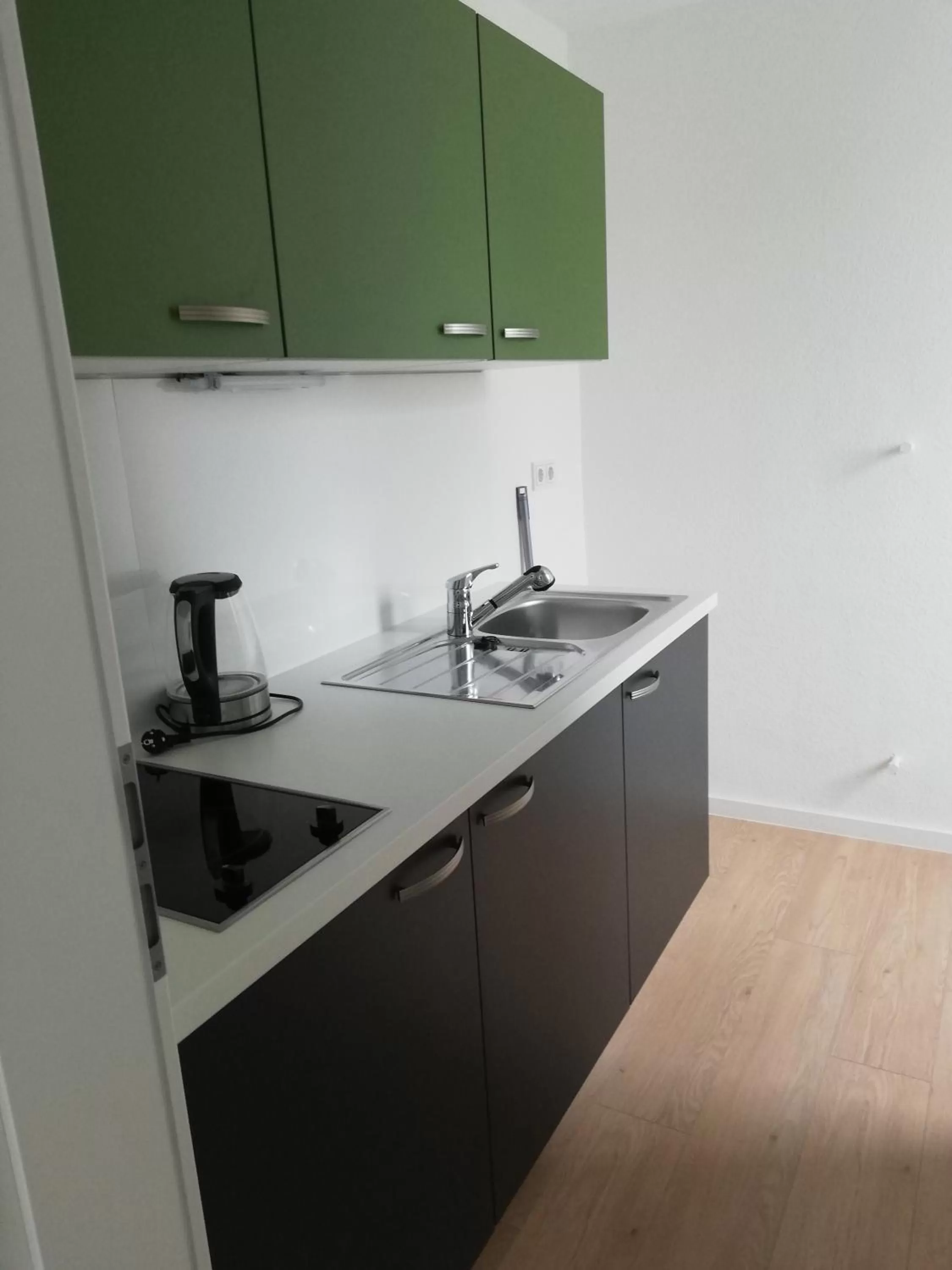 Kitchen or kitchenette in City Hotel und City Apartments Centrum