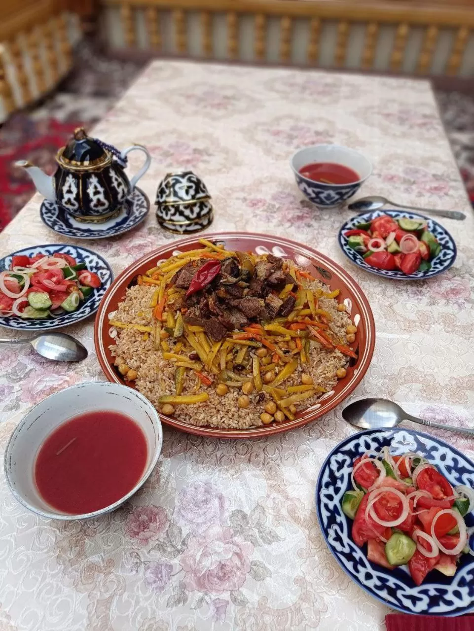 Food in Aminabonu Hotel