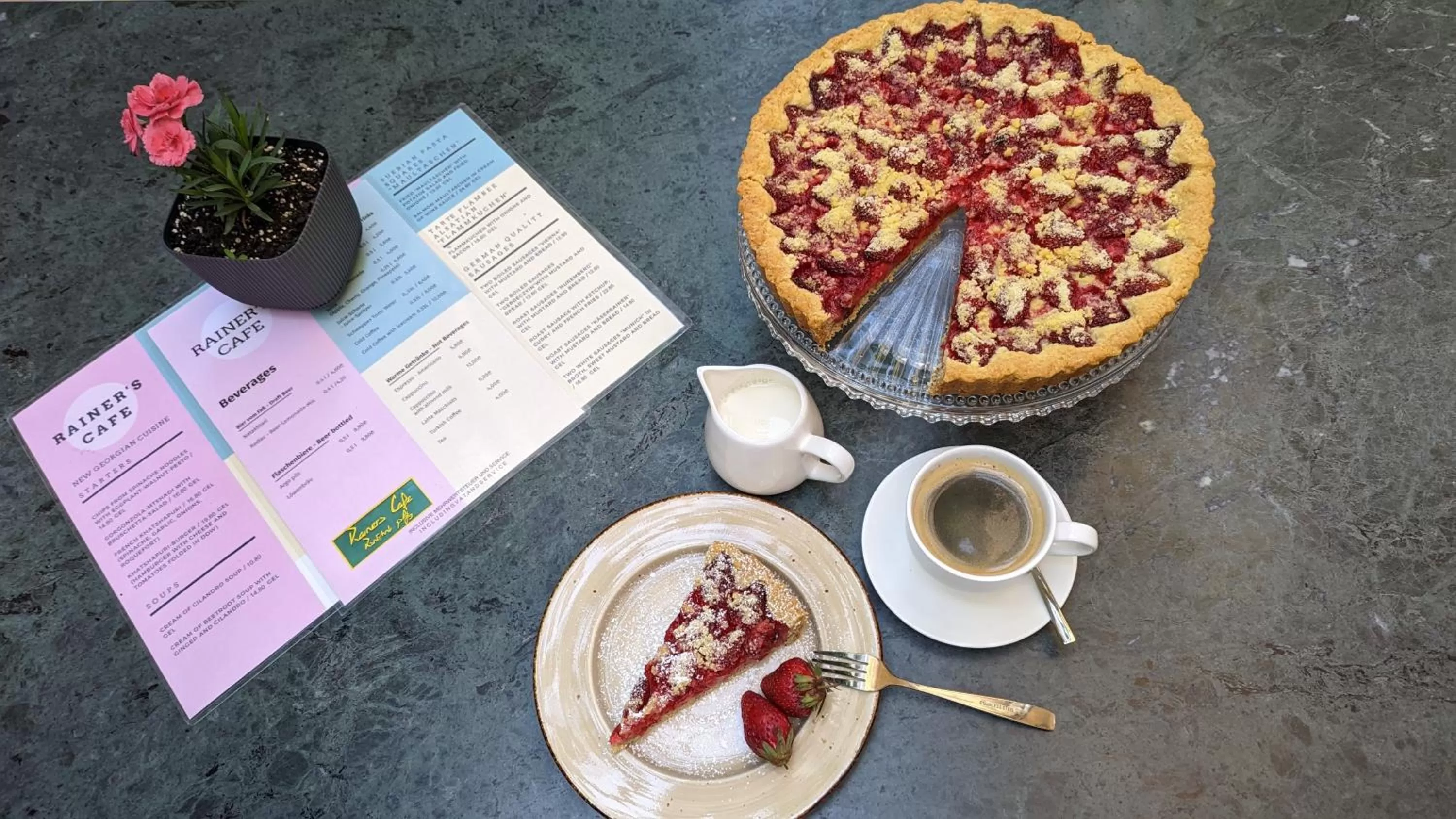 Breakfast, Food in Hotel Kartli