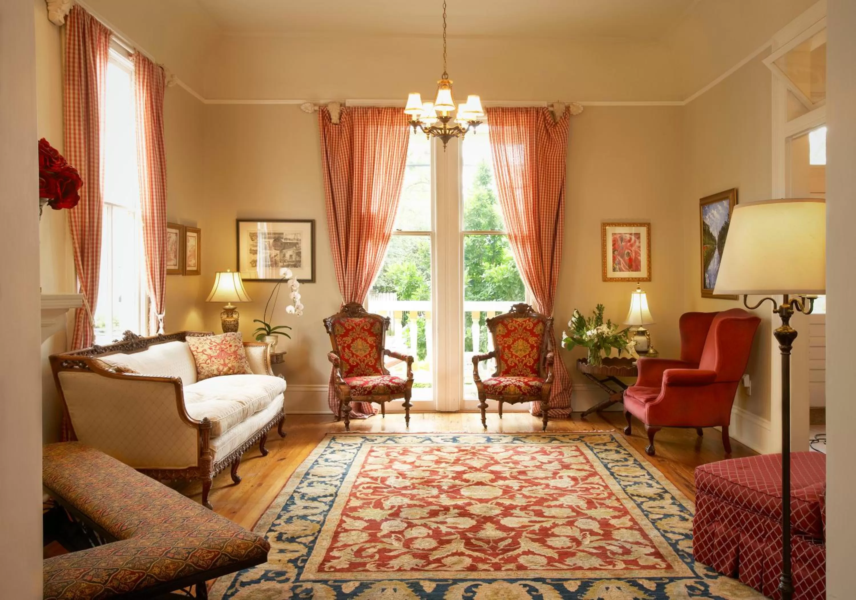Living room in Maison Perrier Bed & Breakfast
