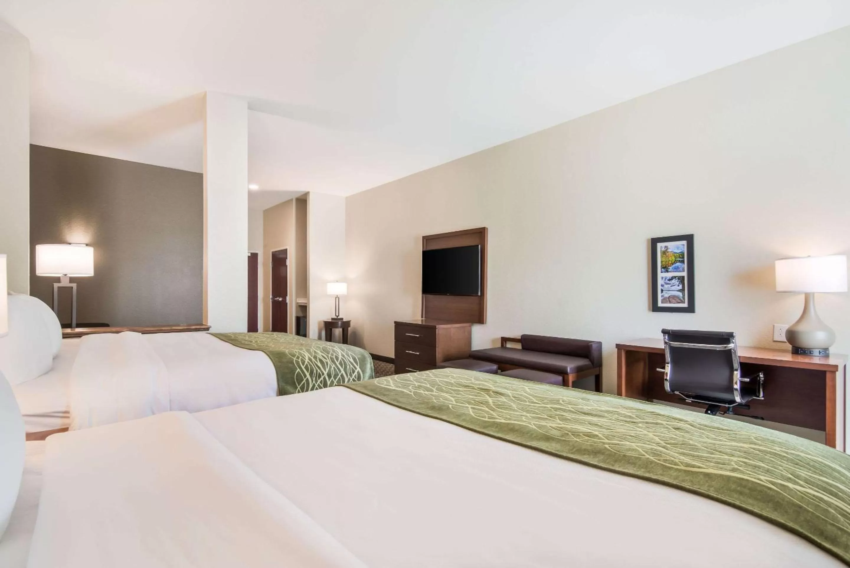 Photo of the whole room, Bed in Comfort Inn & Suites Rock Hill Northeast