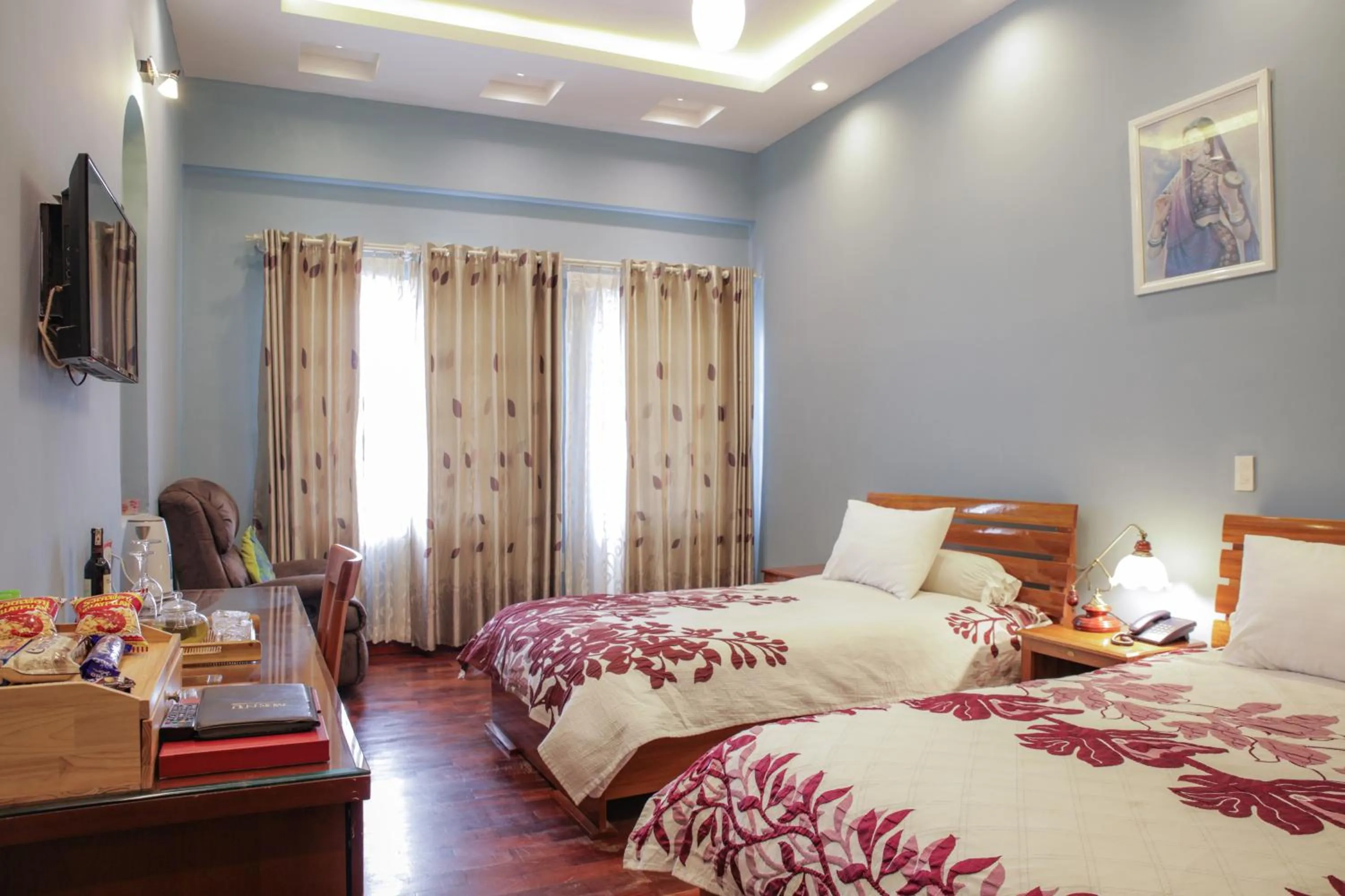 Bed in Dalat Terrasse Des Roses Villa