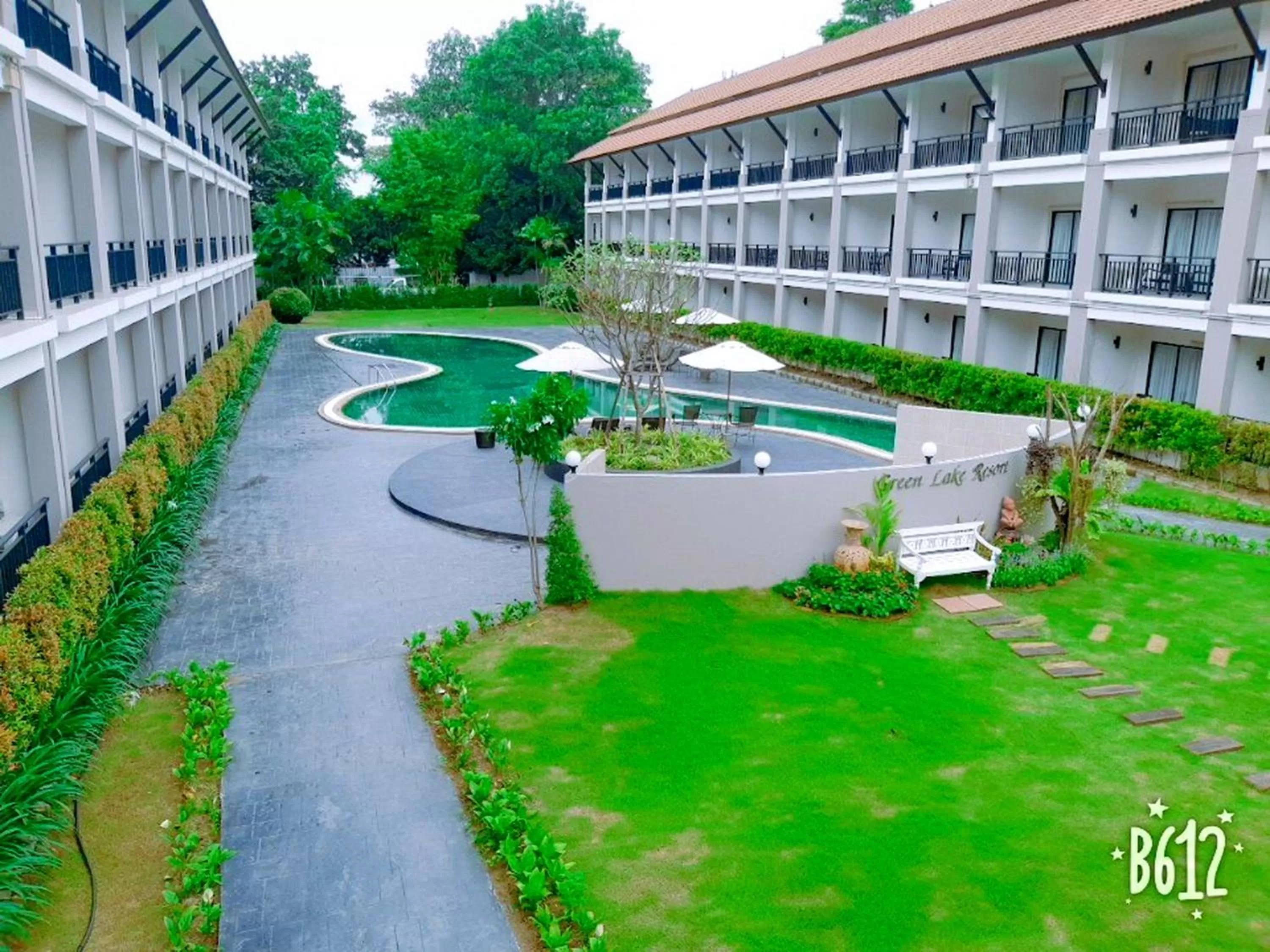 Garden view in Green Lake Resort - SHA Extra Plus Certified