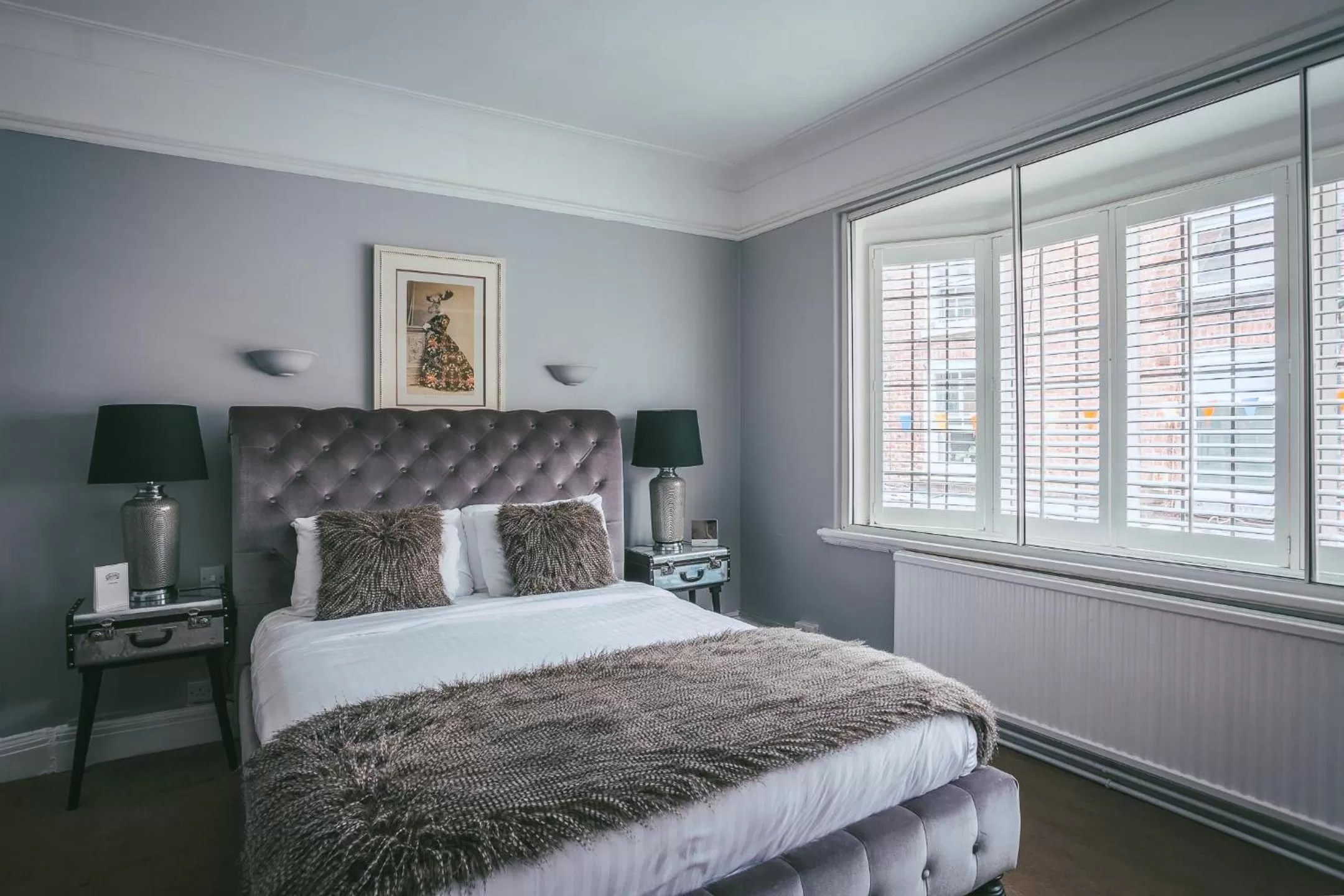 Bed in Rose & Crown Inn