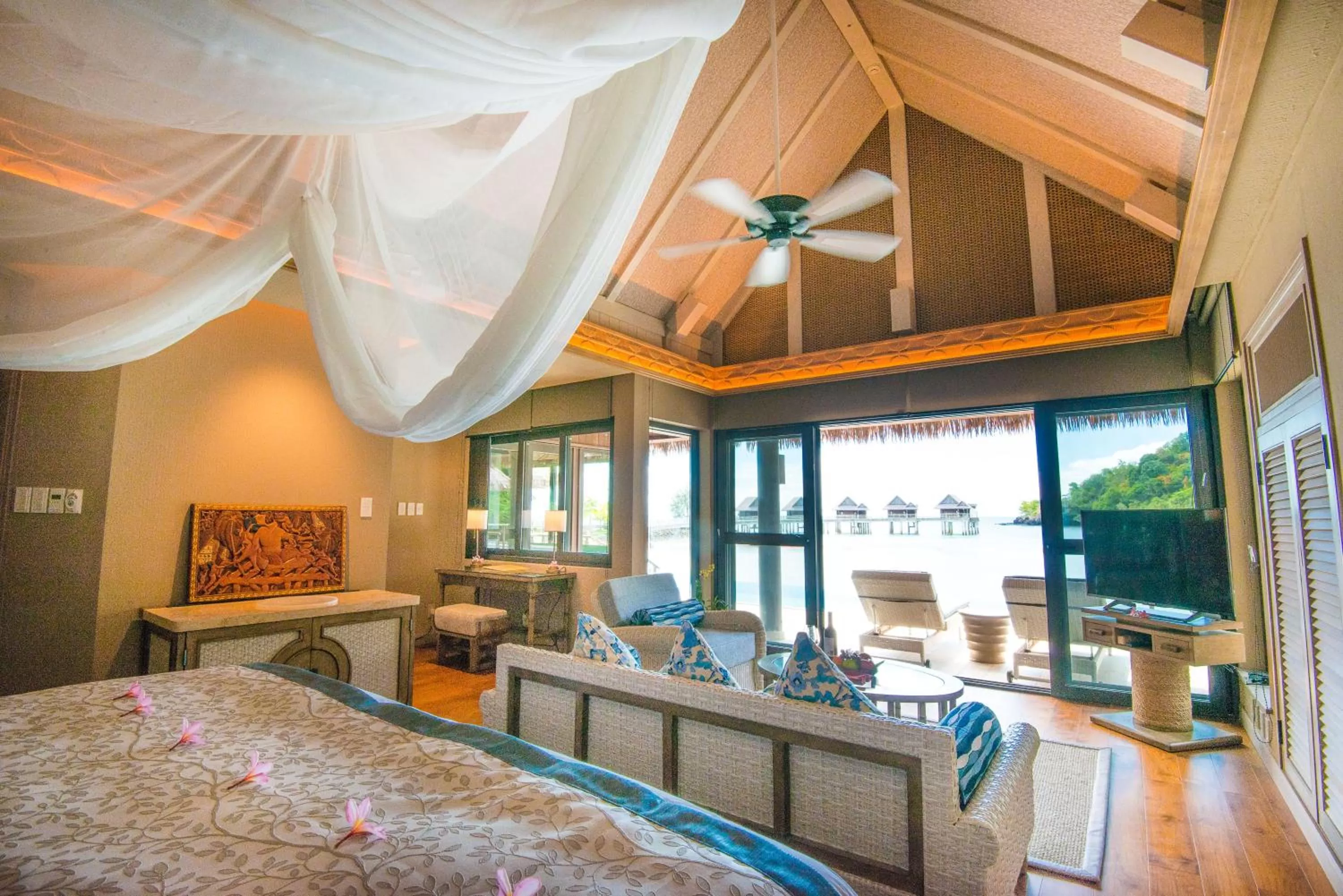 Seating Area in Palau Pacific Resort