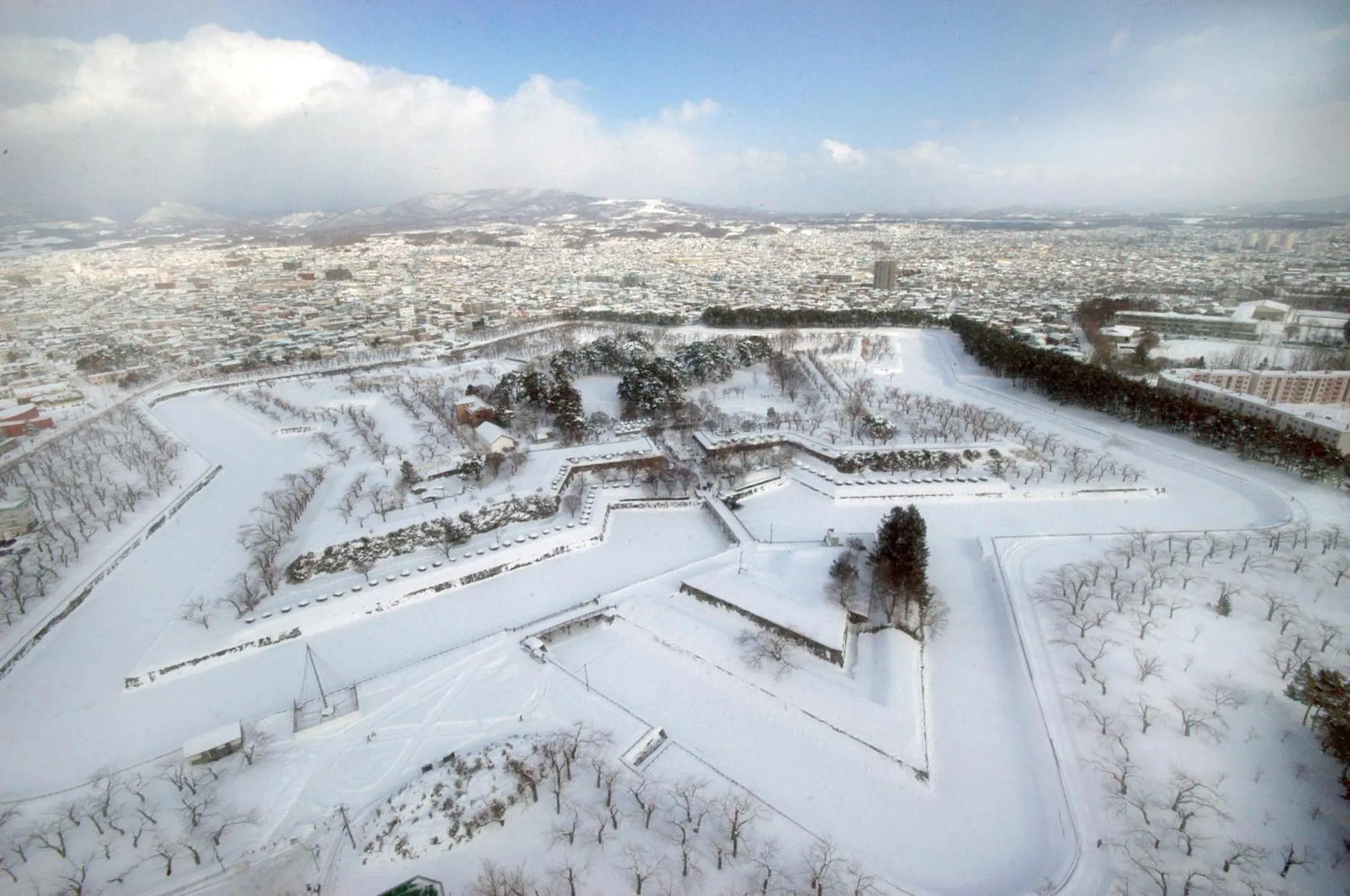 Bird's eye view in Hotel Hokke Club Hakodate
