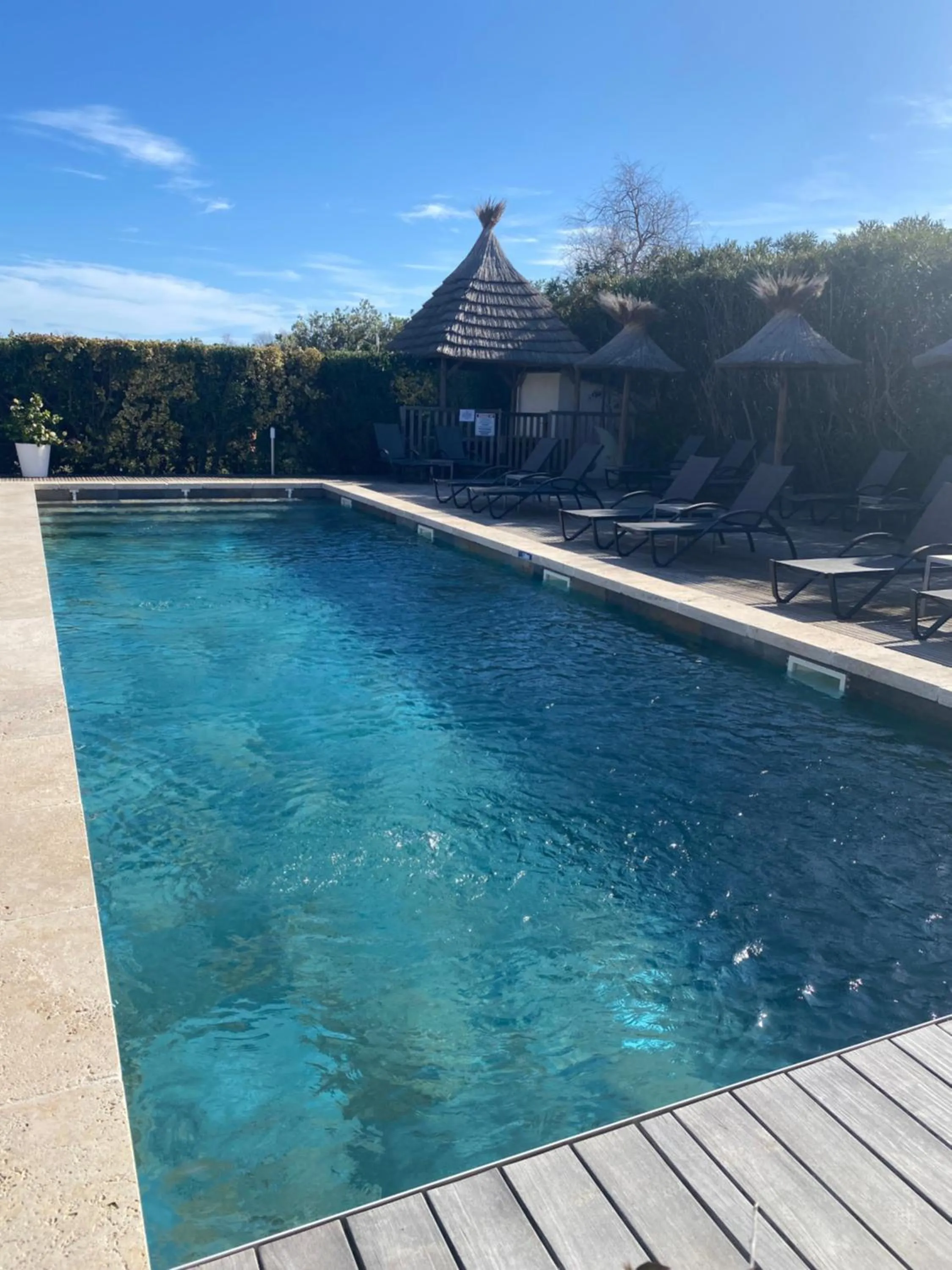 Pool view in Le Mas de Cocagne