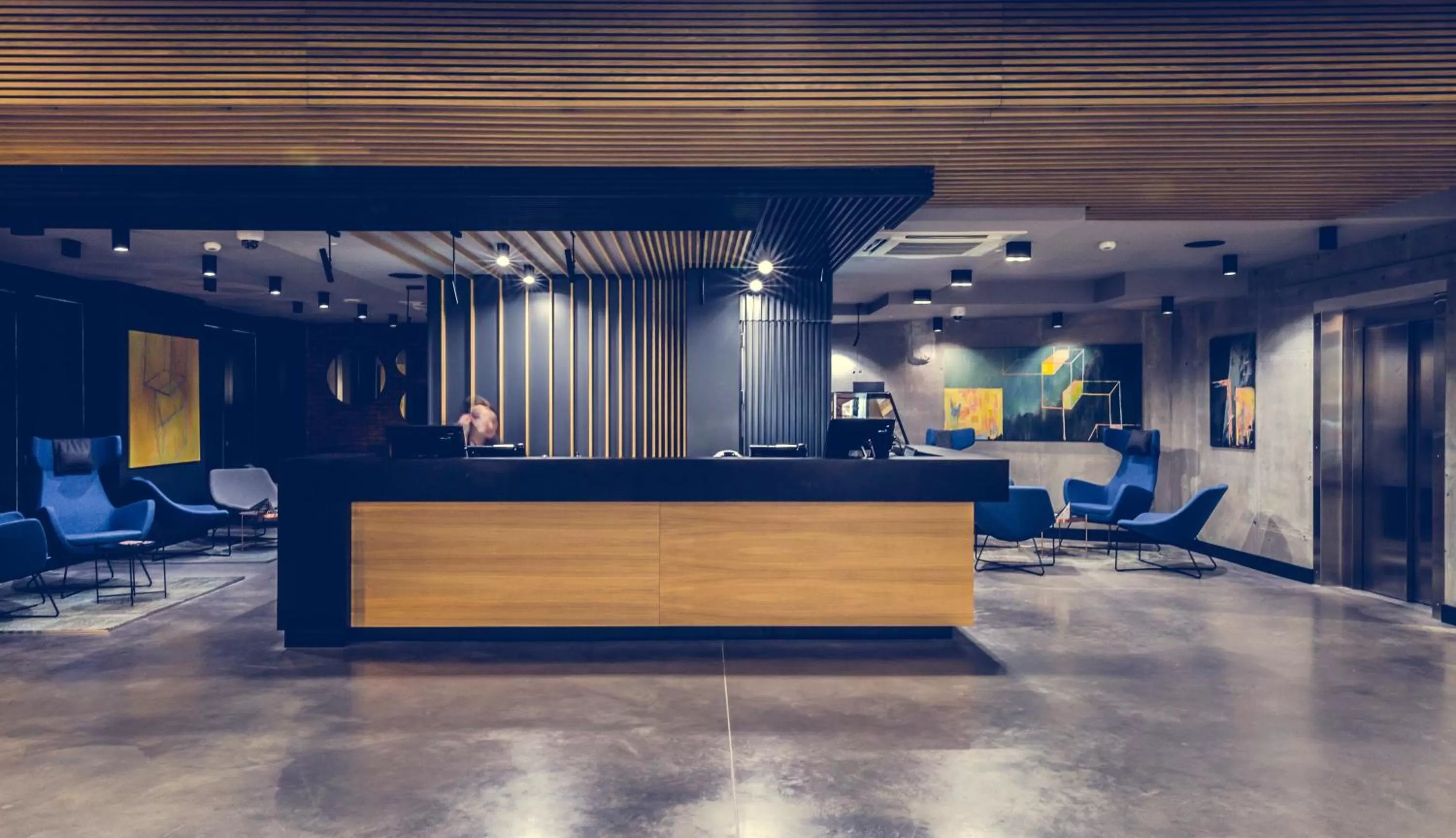 Lobby or reception in Lwowska 1