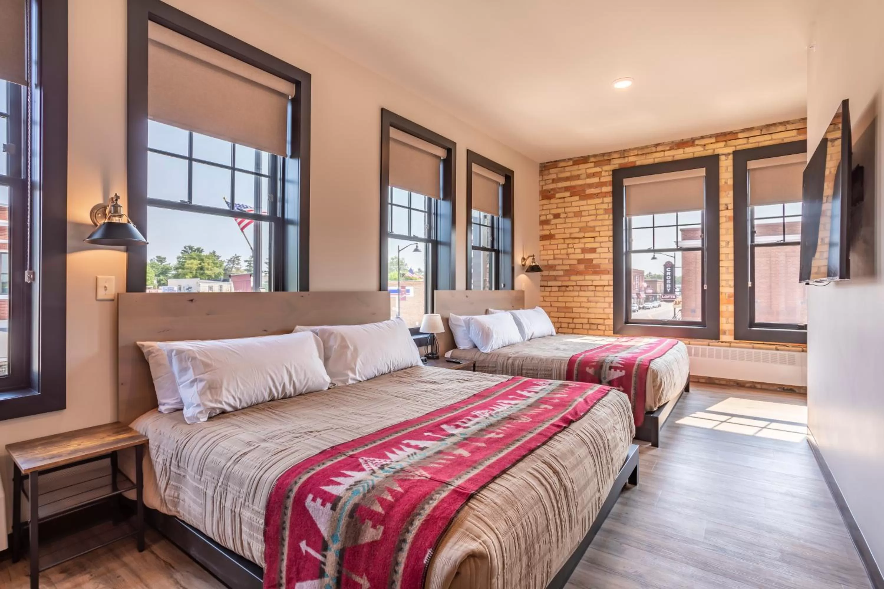 Bed in Crosby Lofts