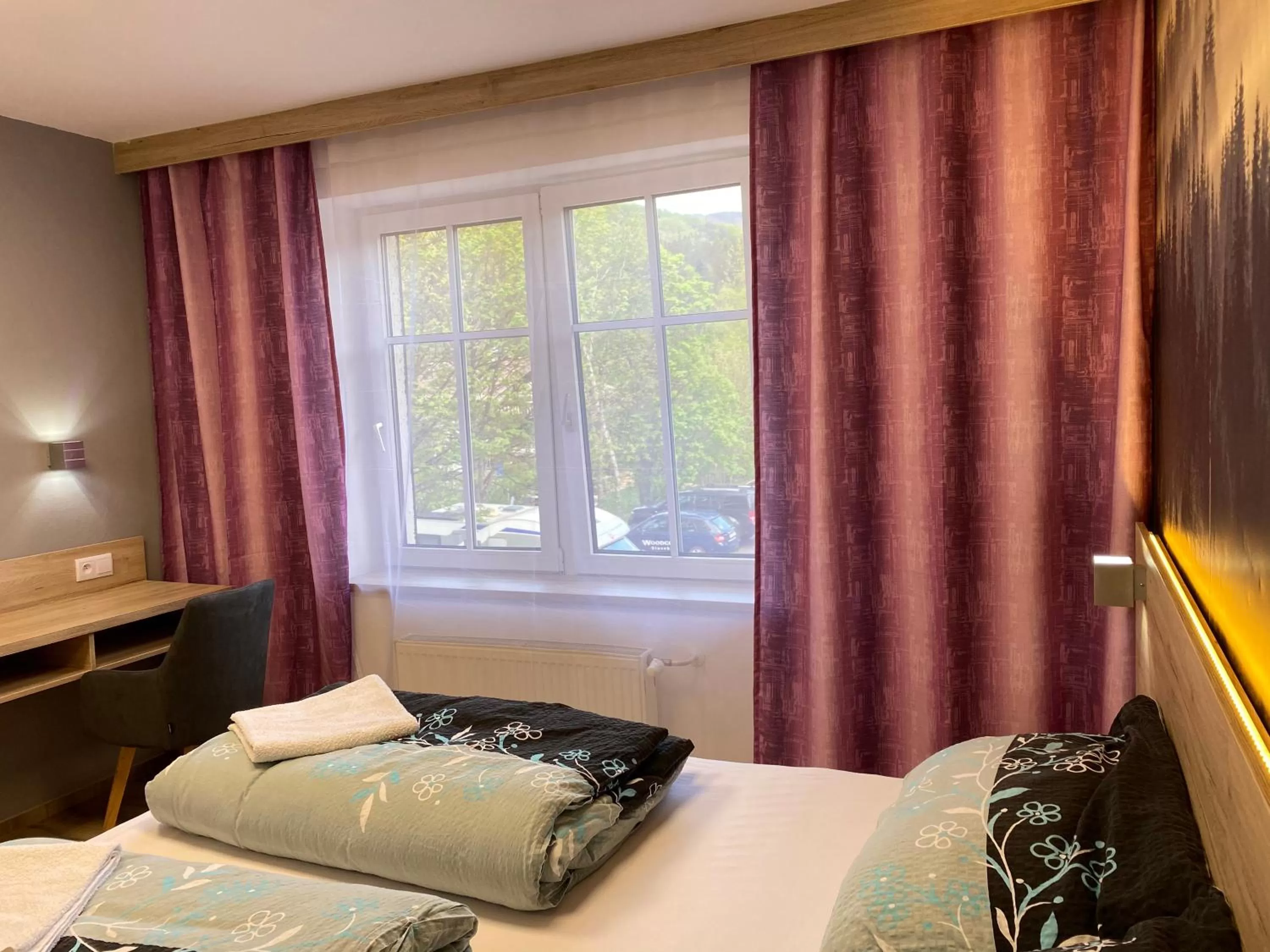 Bed in Hotel U Kociana