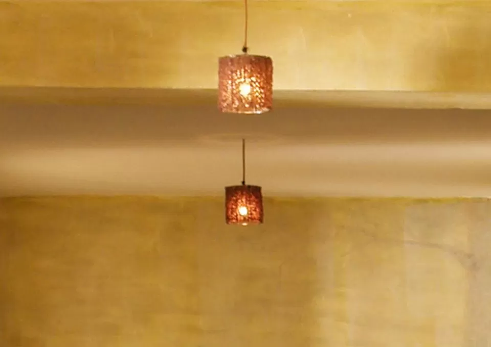 Decorative detail in Hotel Lux