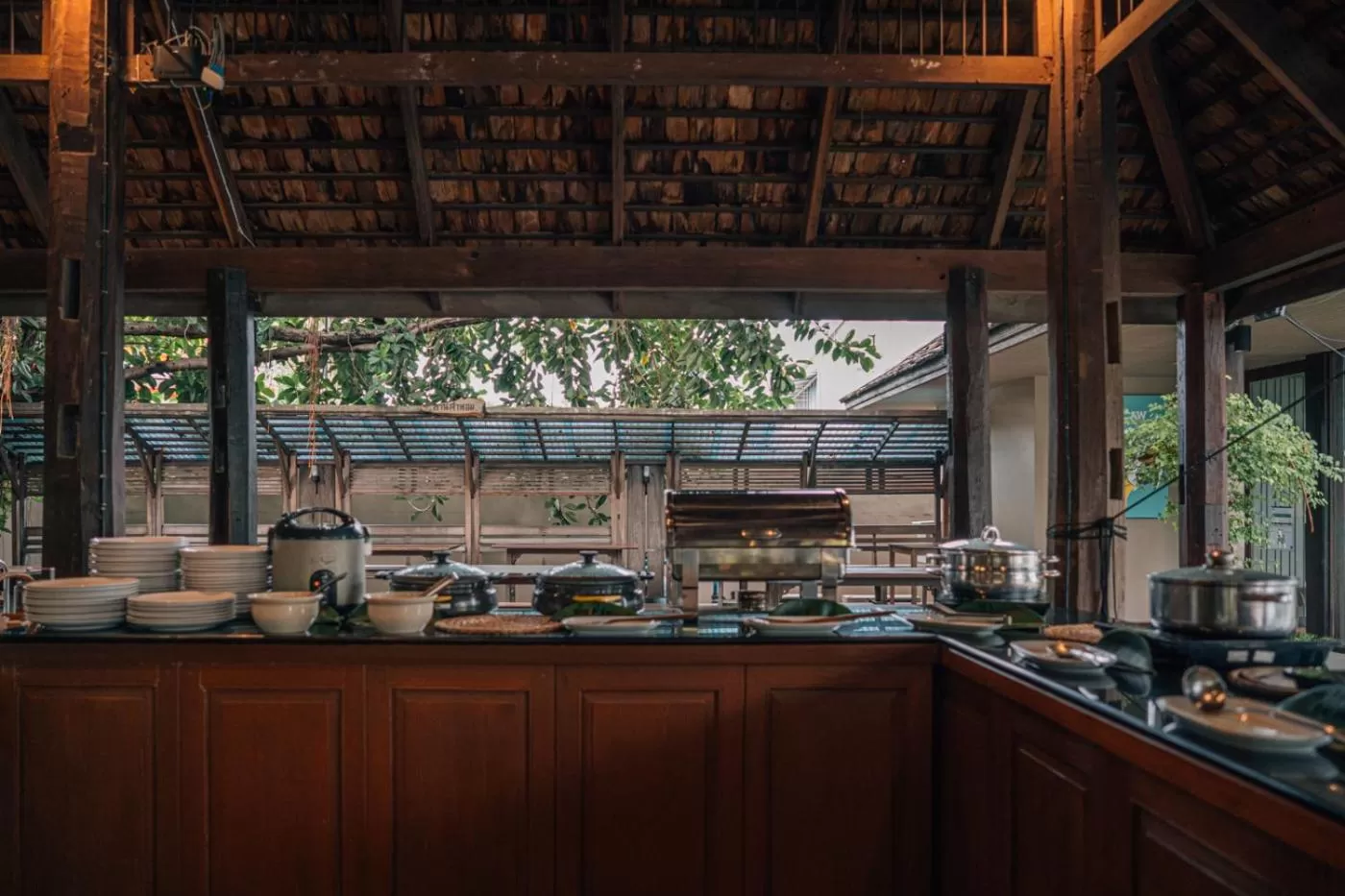 Buffet breakfast in Inpawa Hotel