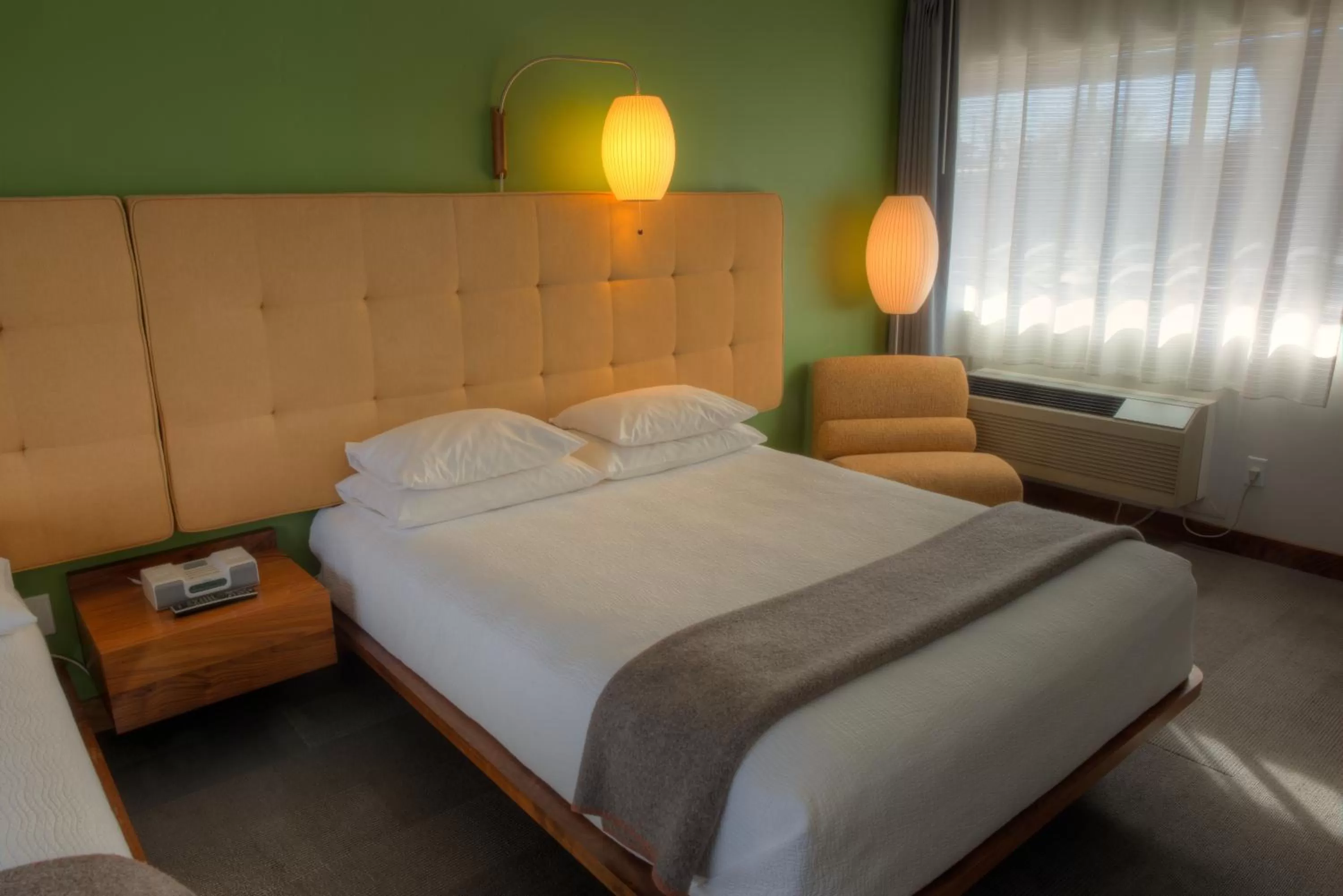 Photo of the whole room, Bed in Modern Hotel