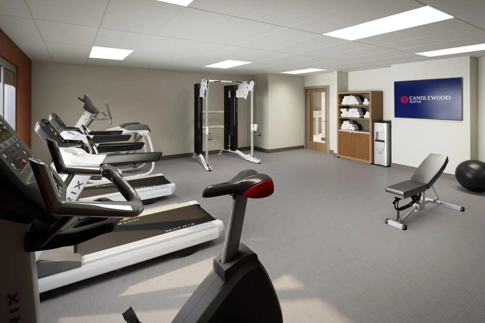 Fitness centre/facilities in Candlewood Suites Jackson