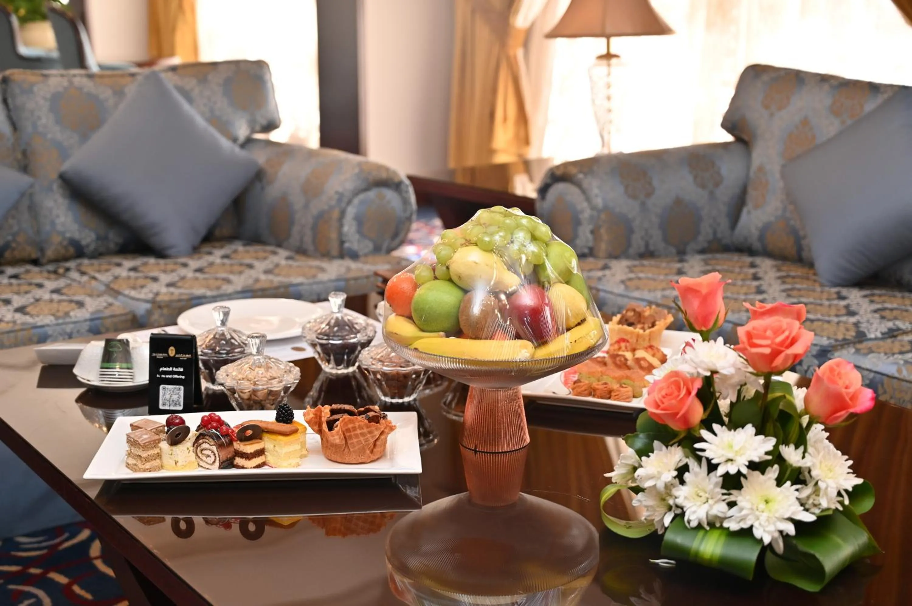 Food and drinks in Dar Al Taqwa Hotel