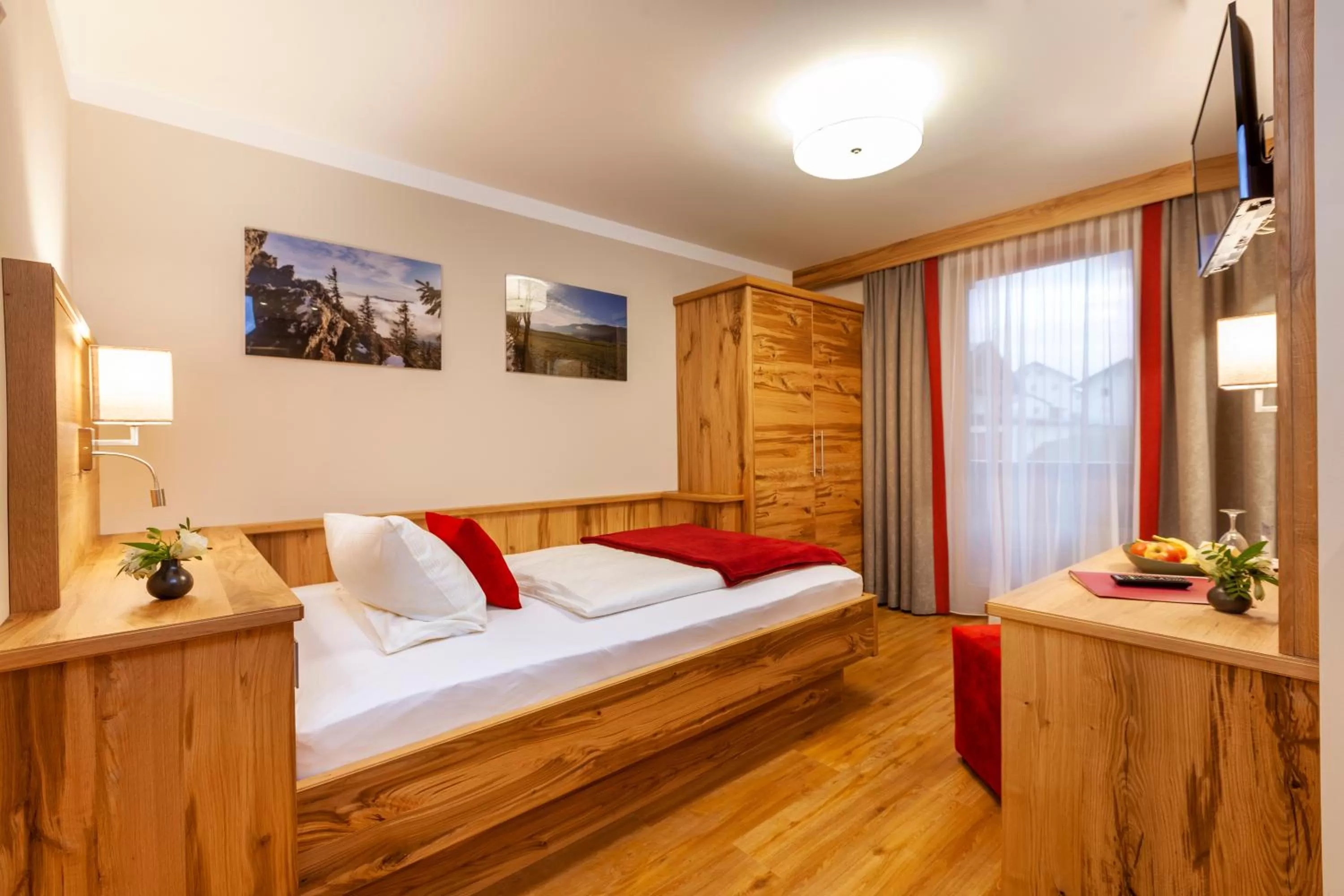 Bed in Genusshotel Hohenbogen