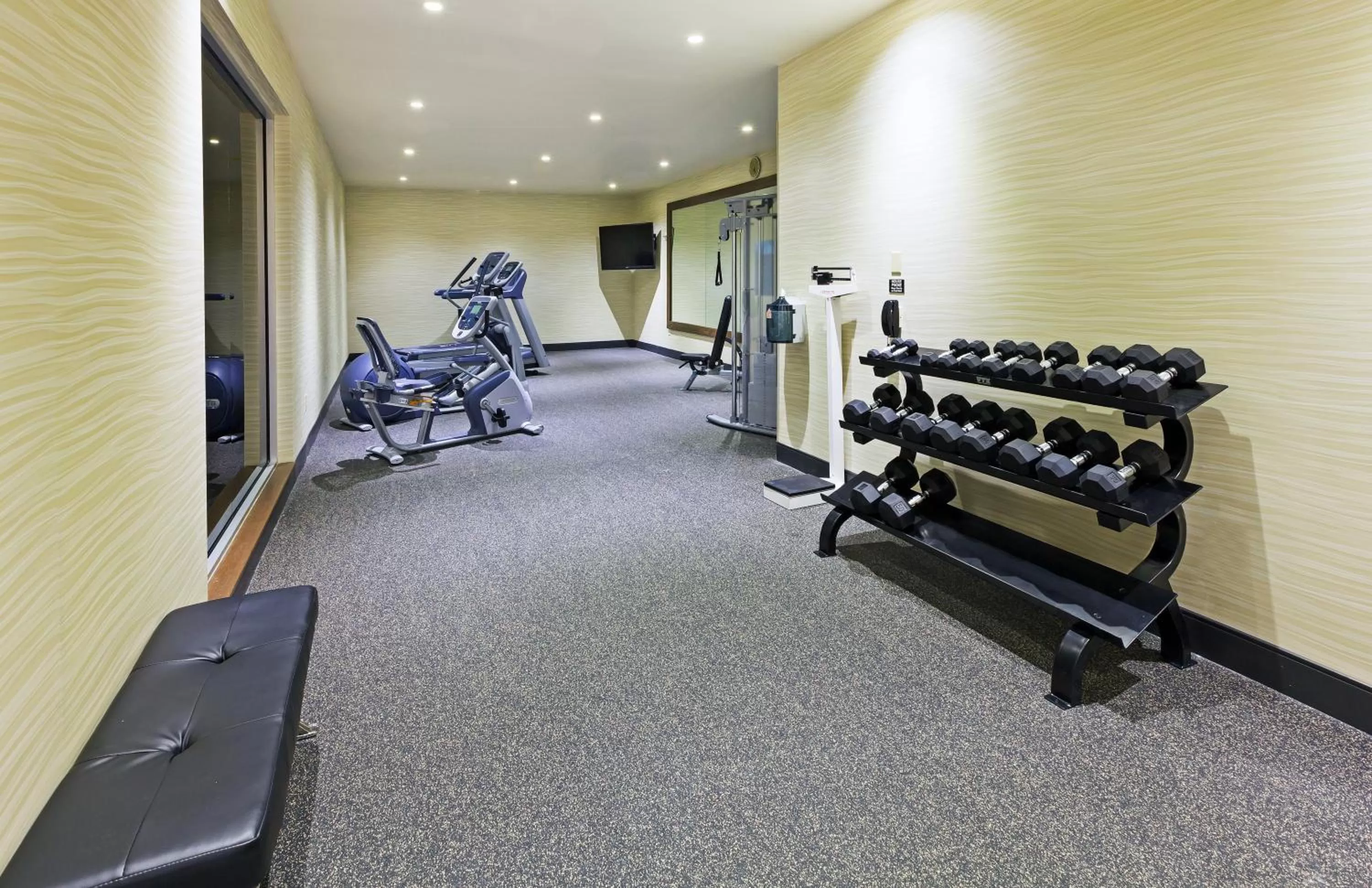 Fitness centre/facilities in Holiday Inn Express Frisco Legacy Park Area by IHG