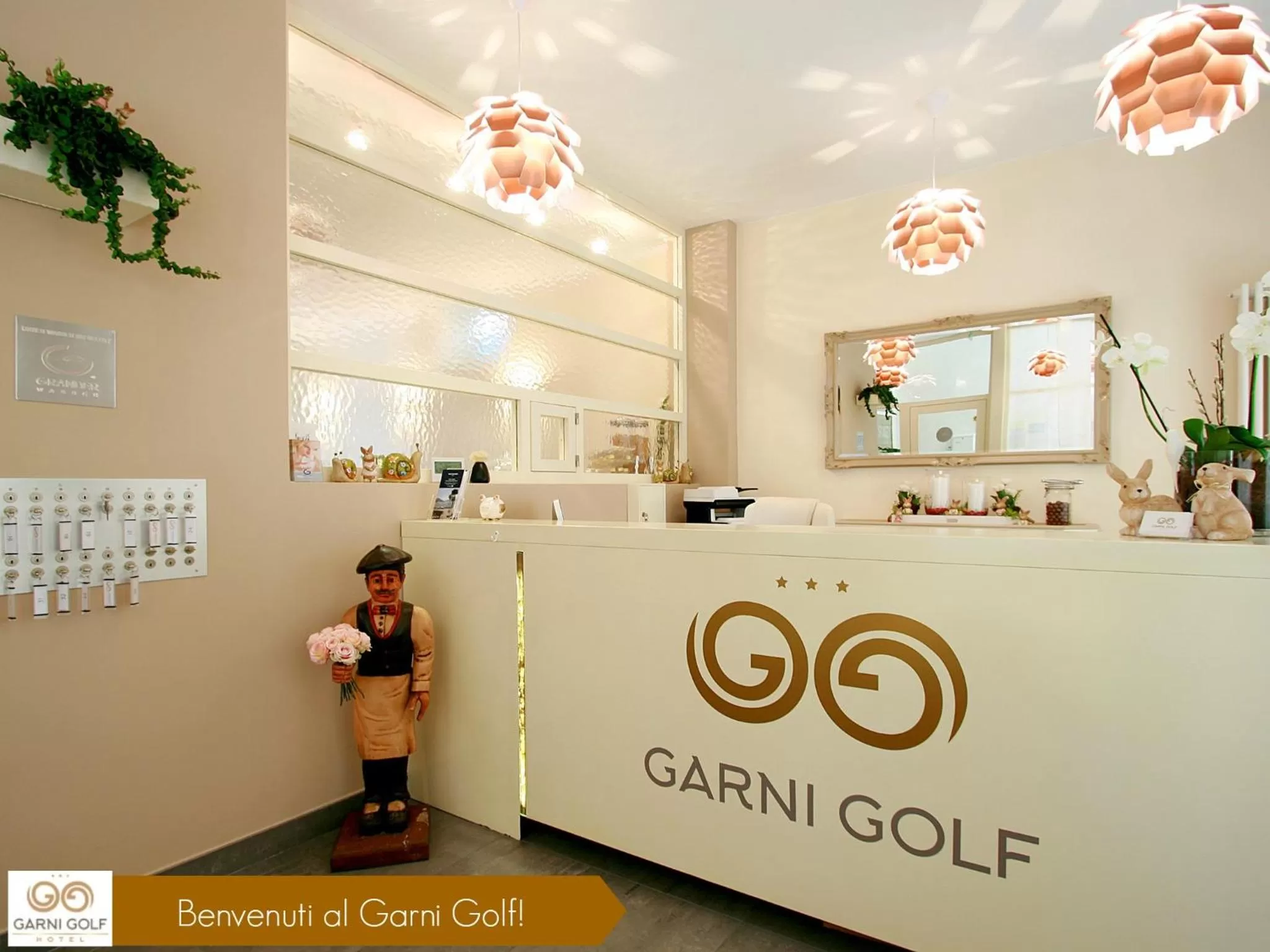 Lobby or reception in Hotel Garni Golf