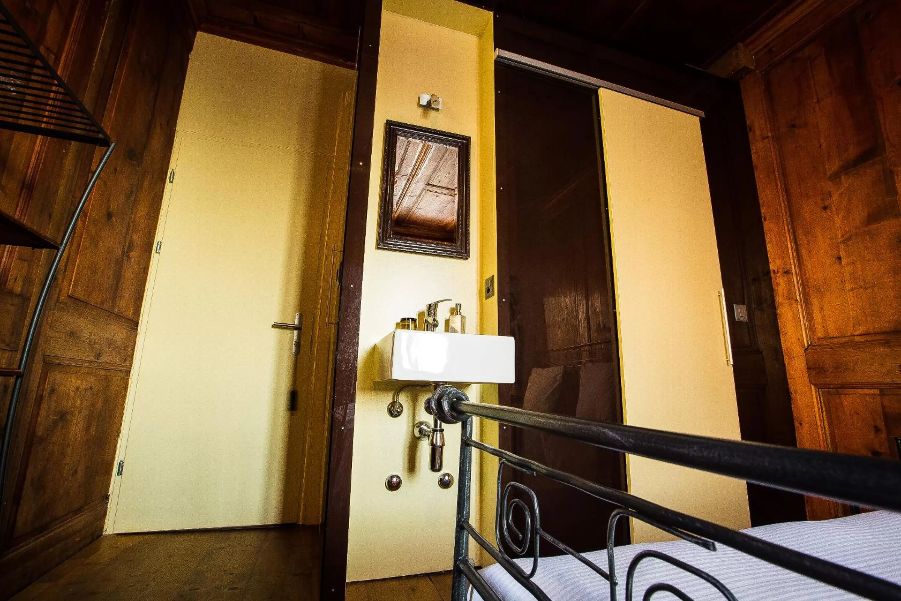 Decorative detail, Bed in La Grande Maison
