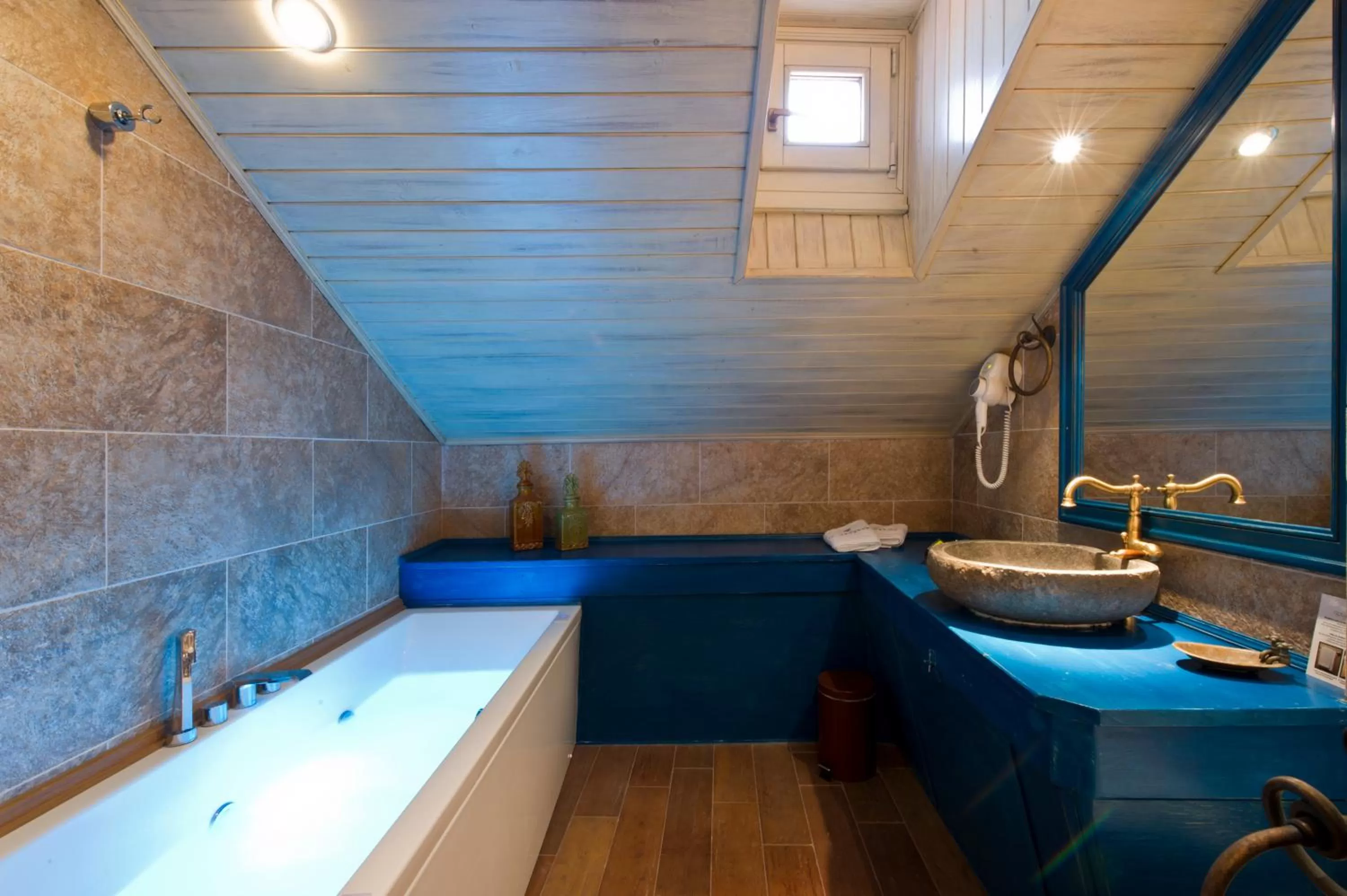 Bathroom in AROMA DRYOS SPA & ECO Hotel