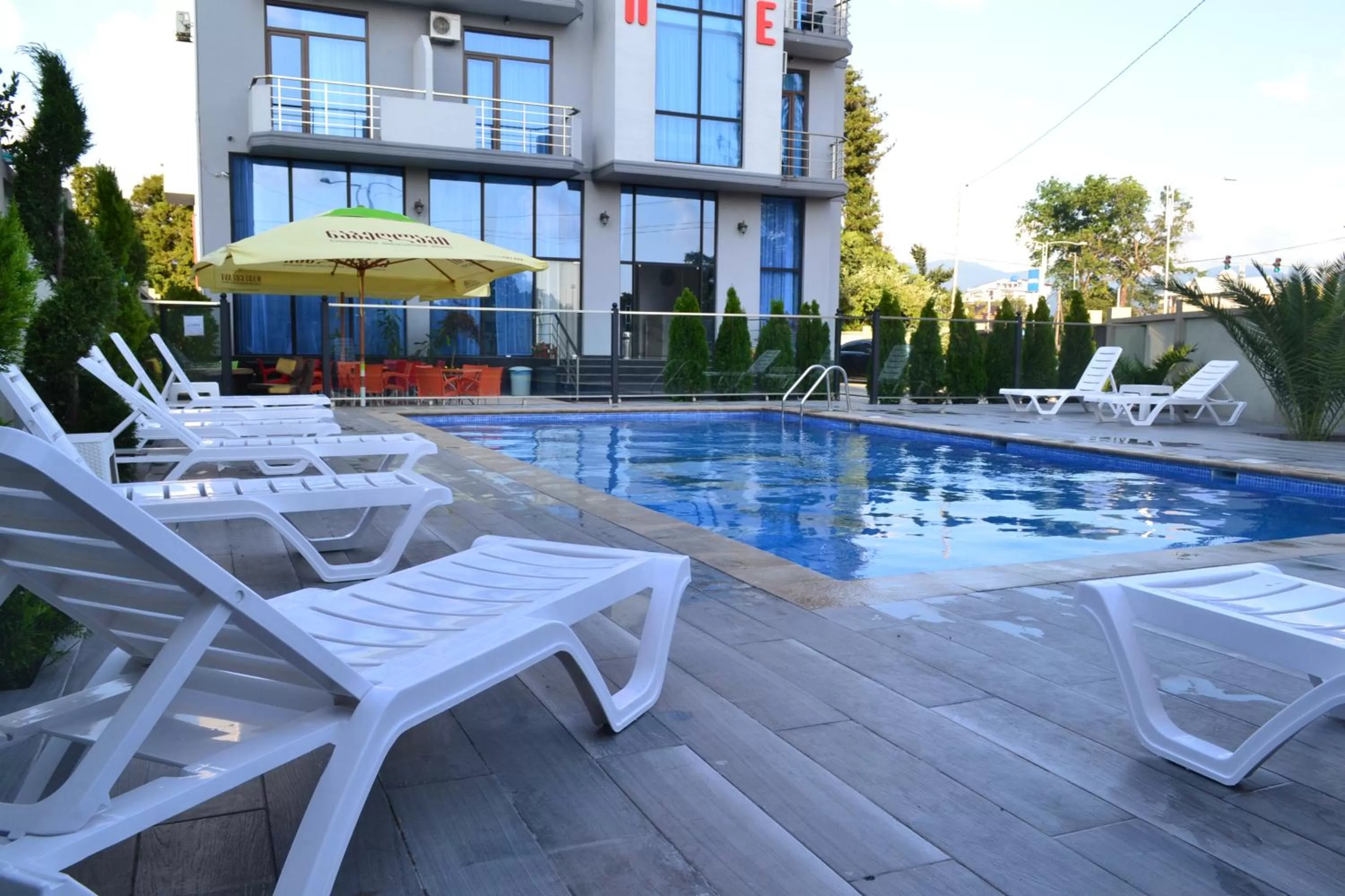 Swimming Pool in Hotel Skyline Batumi