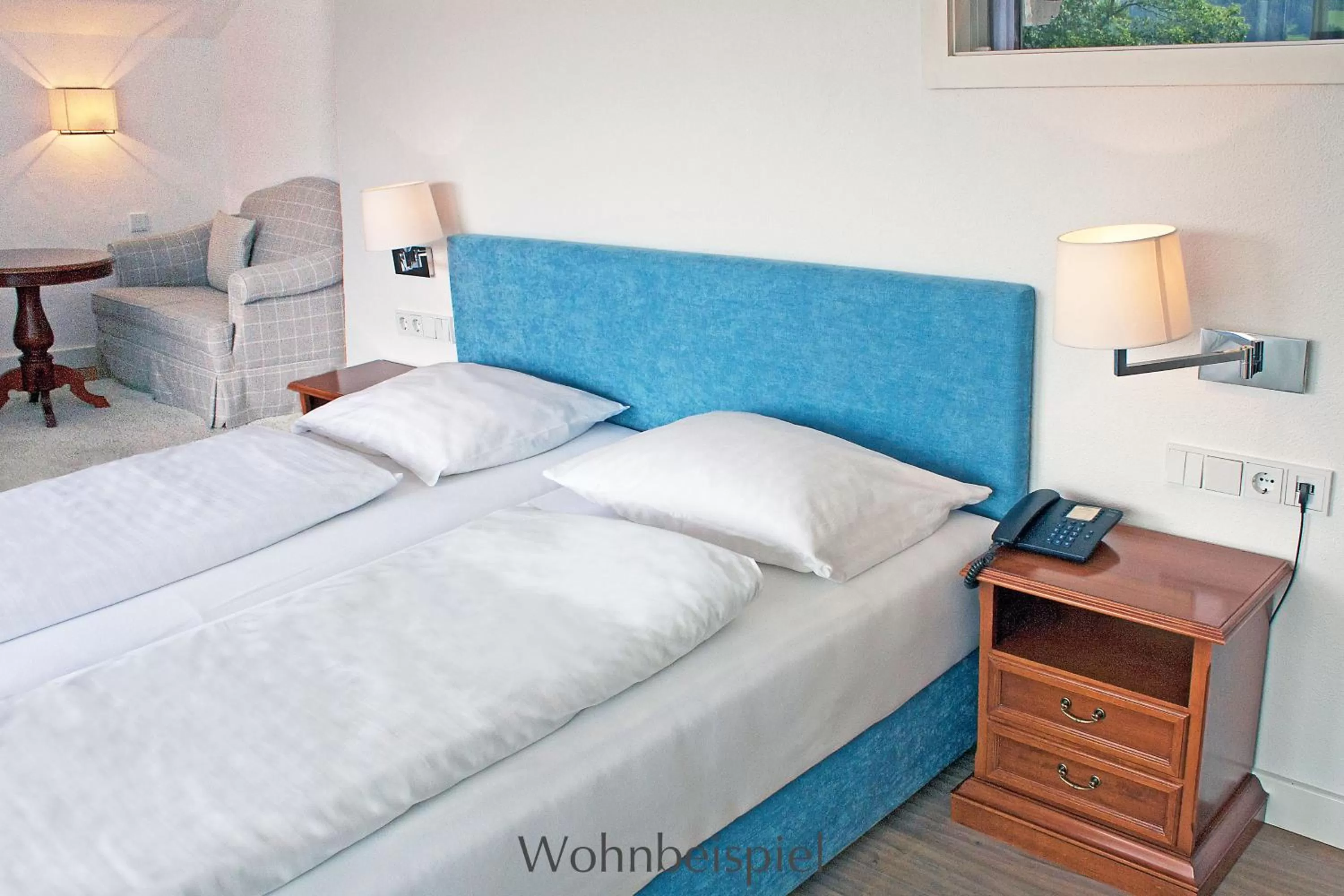 Bed in Hotel Bayerischer Hof