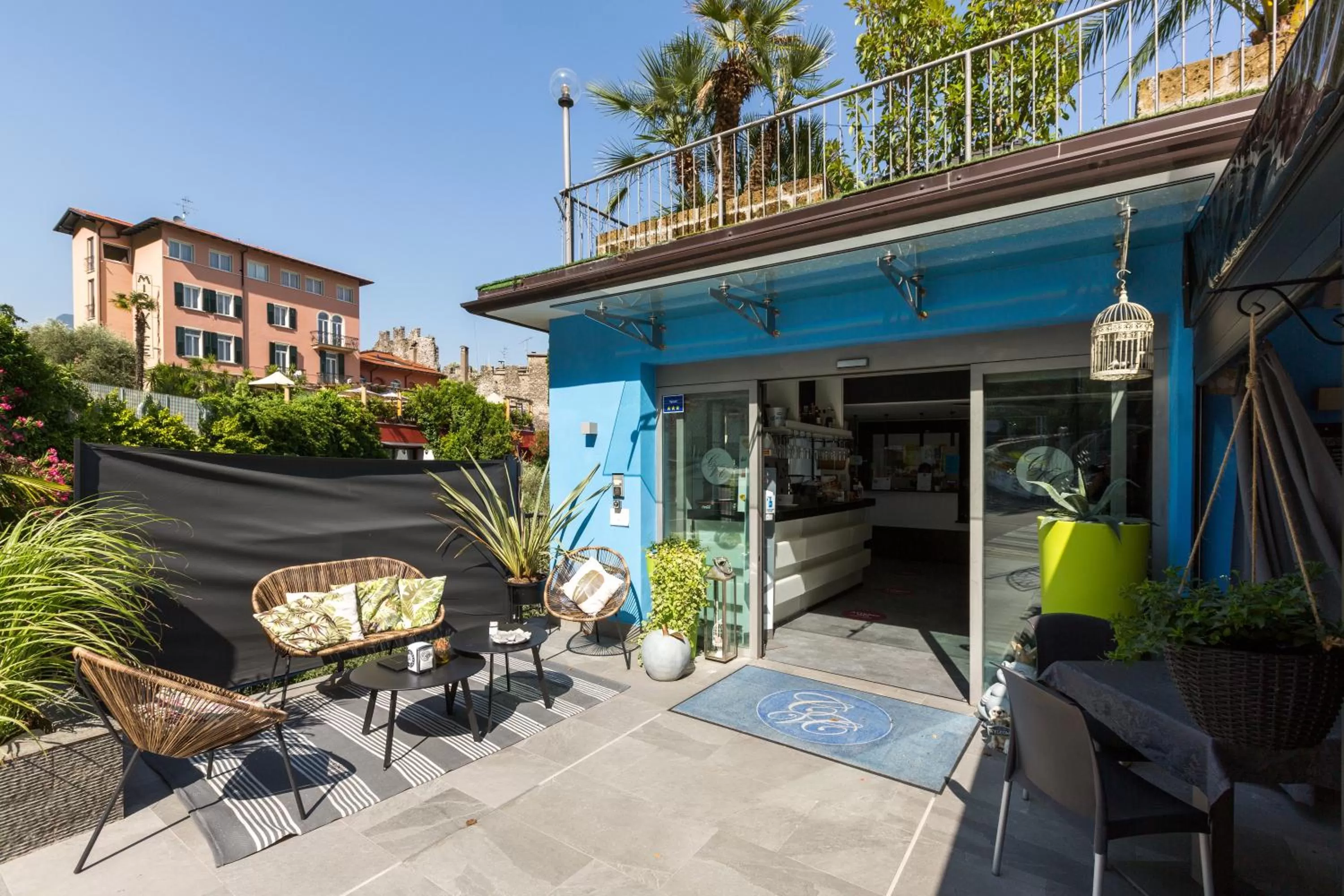 Patio in Hotel Canarino