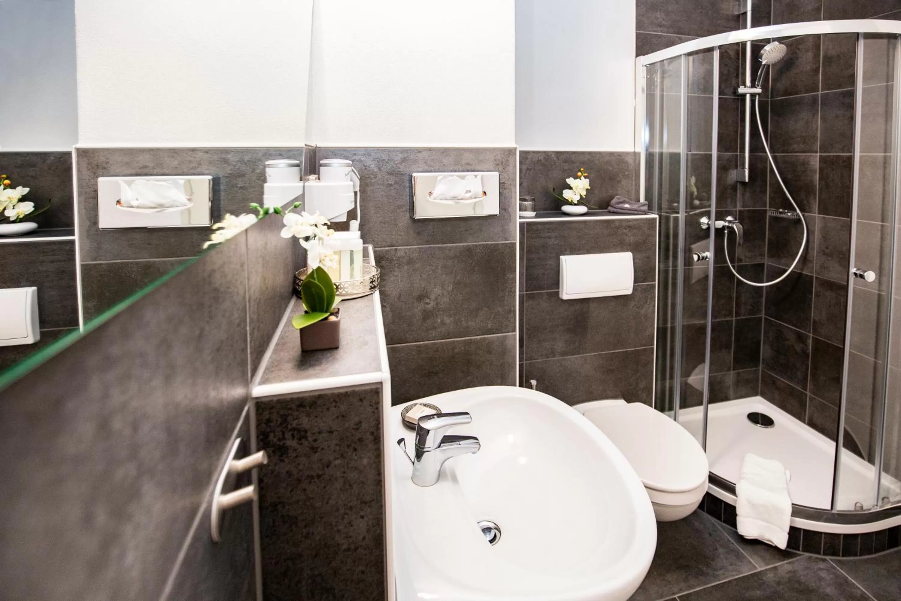 Shower in Hotel "Zur Mühle"