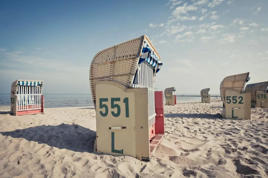 Beach in Hotel Deichgraf