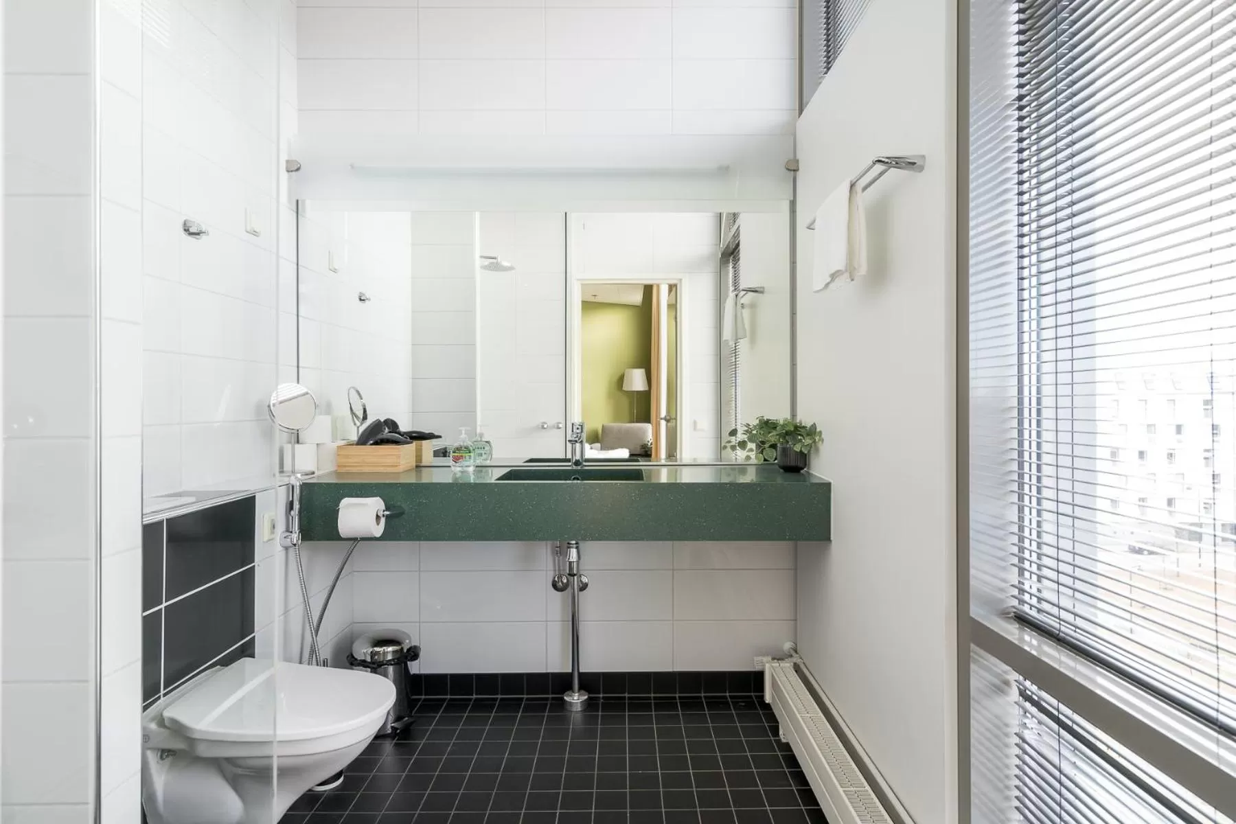 Bathroom in Hiisi Hotel Helsinki Jätkäsaari