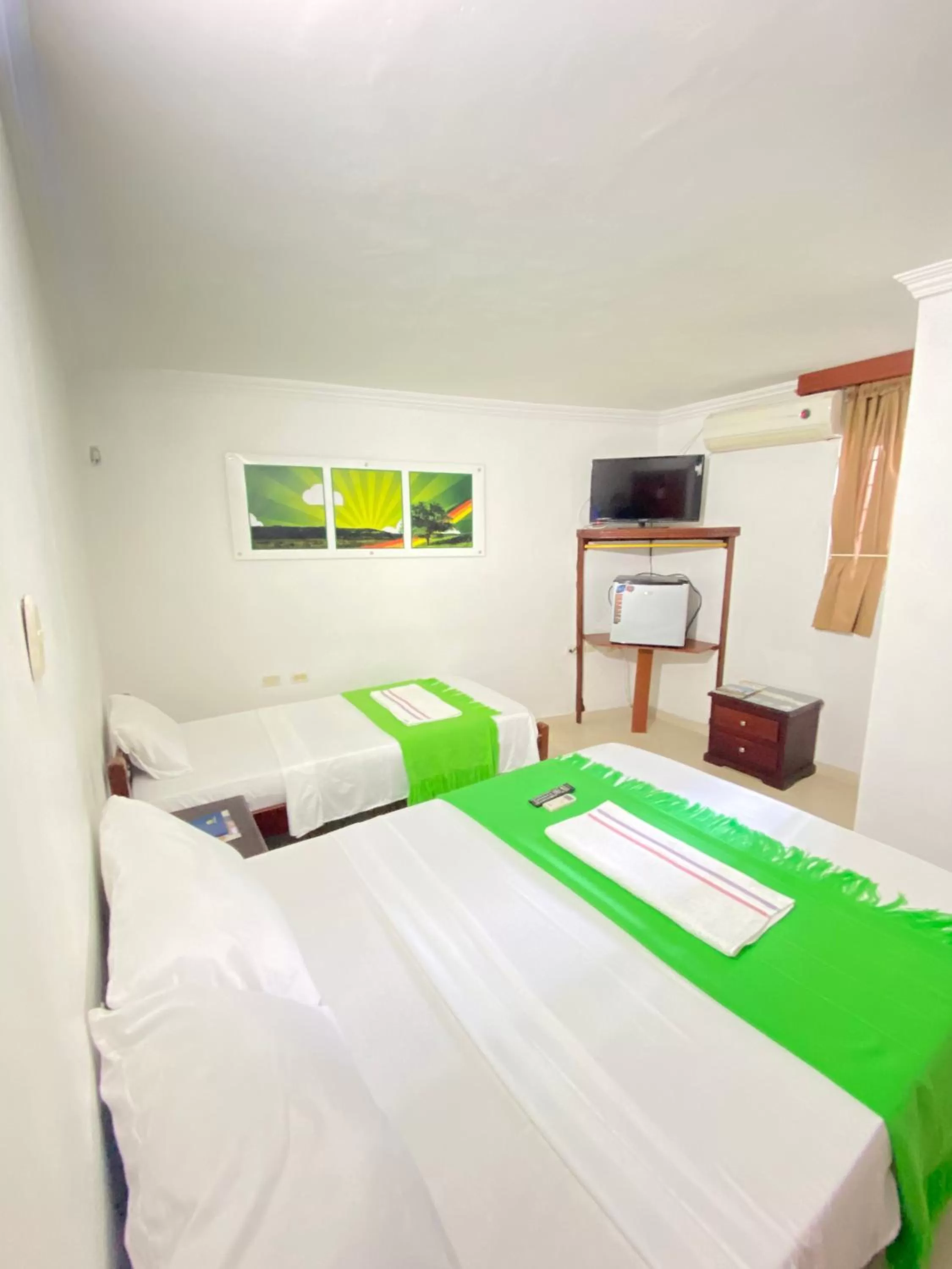 Bed in Hotel La Guajira